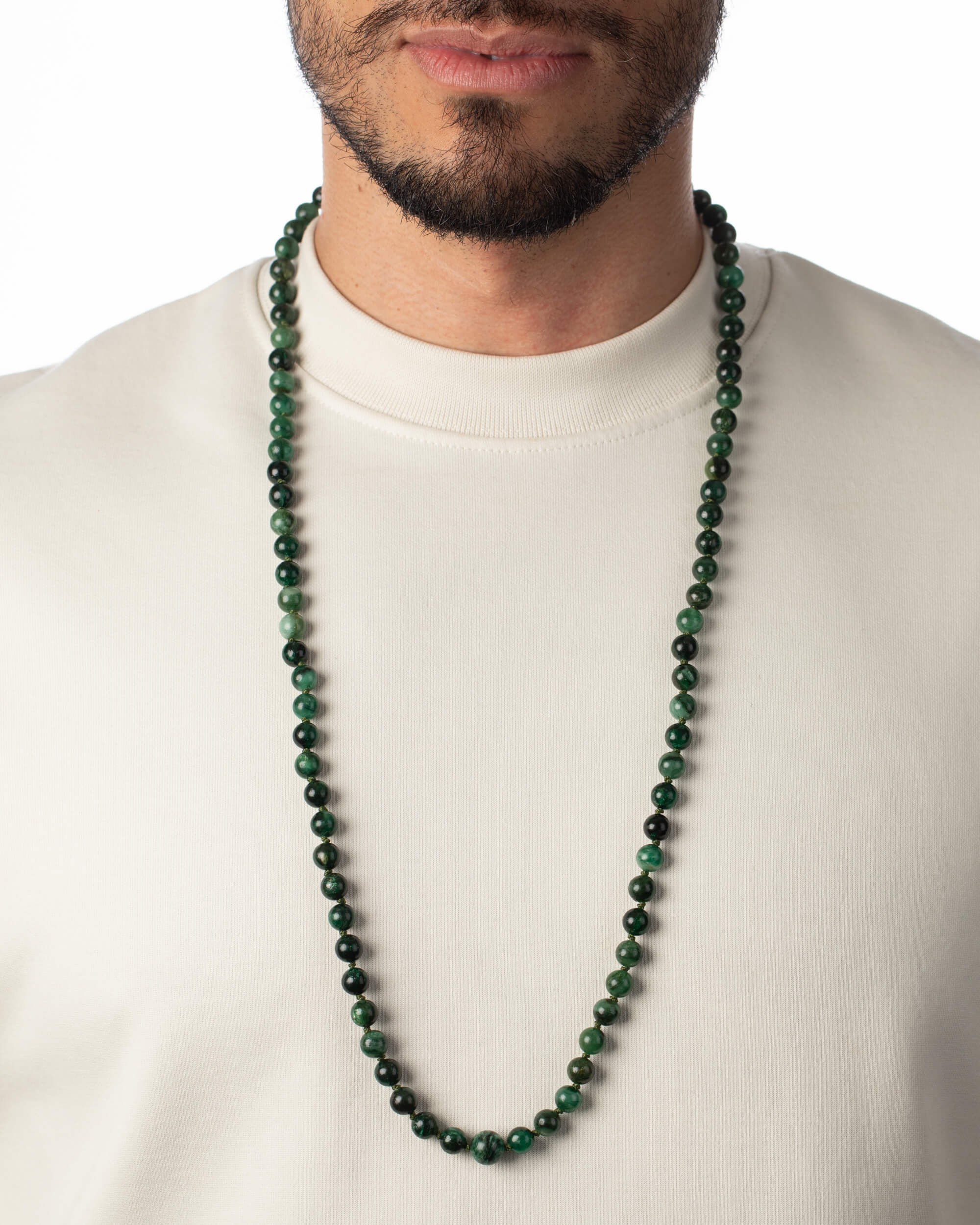 Codificador Doble Esmeralda en Matriz 90 Cuentas - Corazón Noble (Agesta)