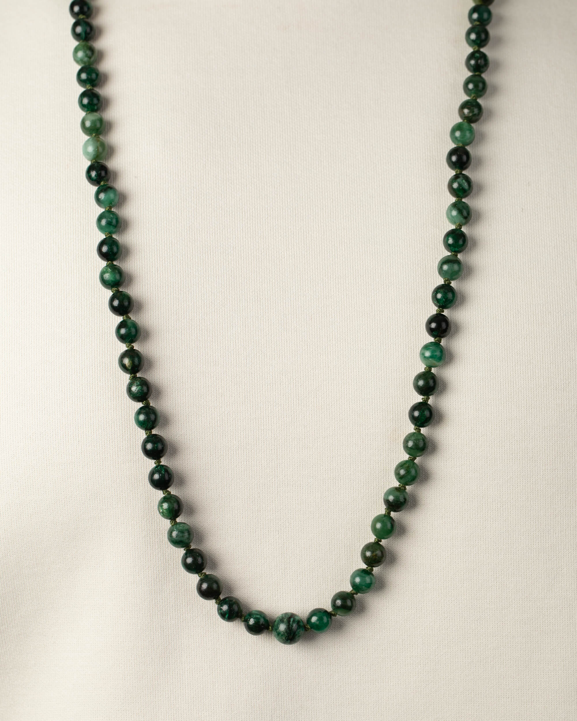 Codificador Doble Esmeralda en Matriz 90 Cuentas - Corazón Noble (Agesta)