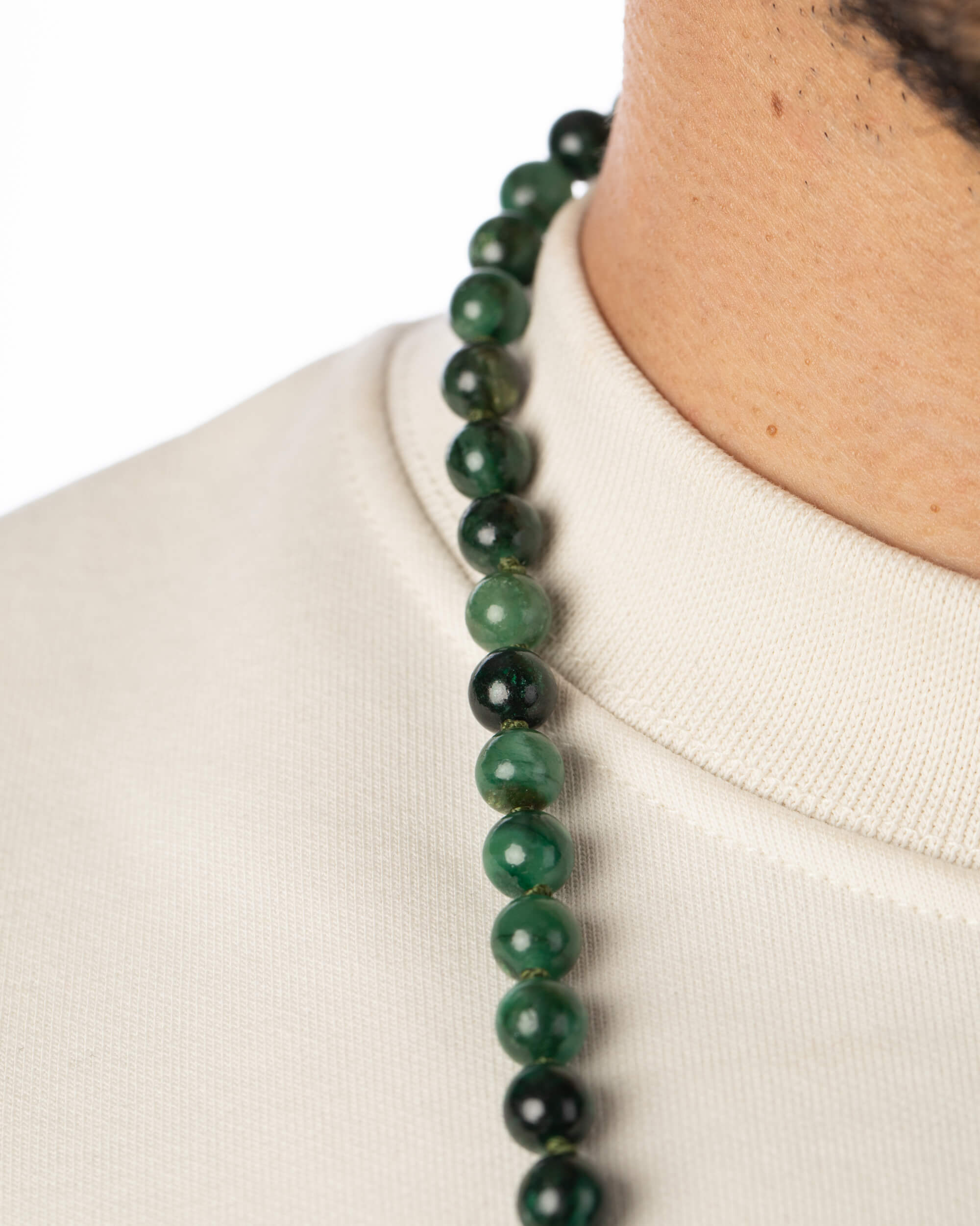 Codificador Doble Esmeralda en Matriz 90 Cuentas - Corazón Noble (Agesta)