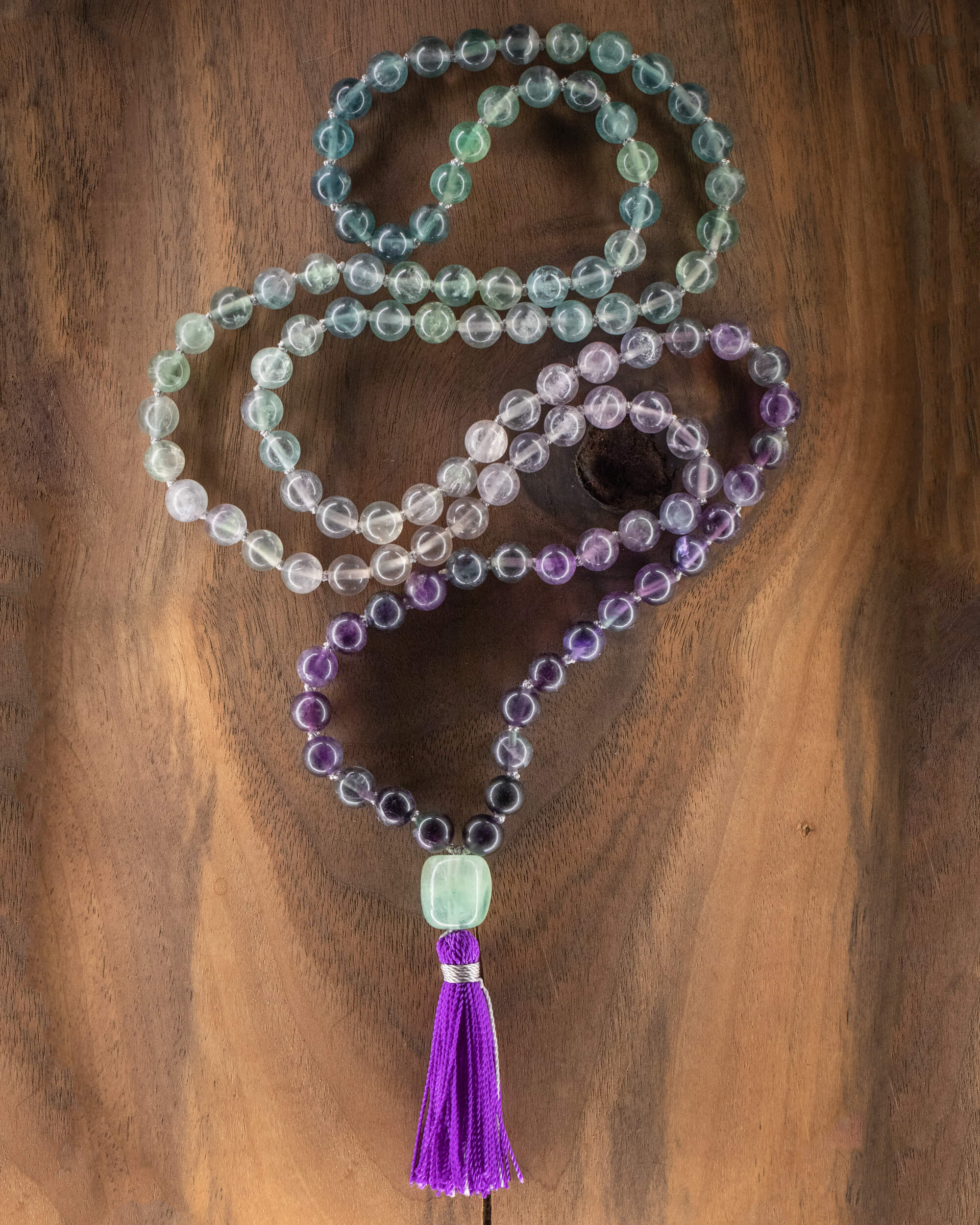 Japa Mala de Fluorita (8 mm)