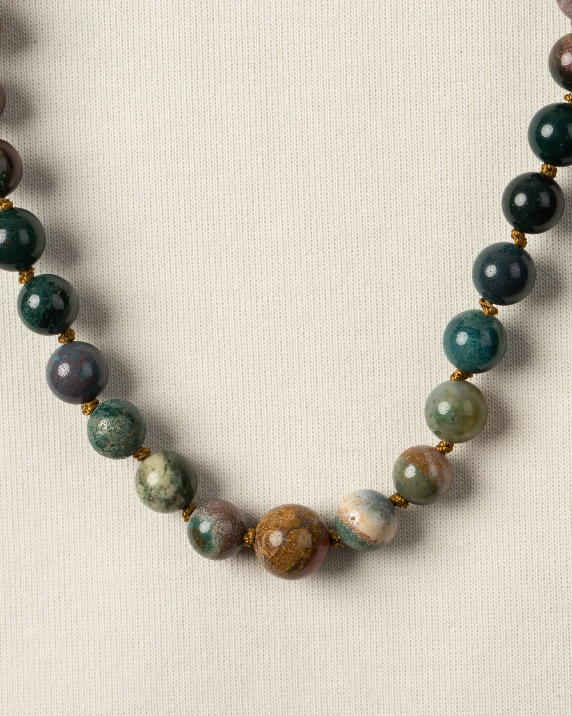 Codificador Doble Jaspe Oceánico 90 Cuentas - Calma y Ritmo Natural (Agesta)