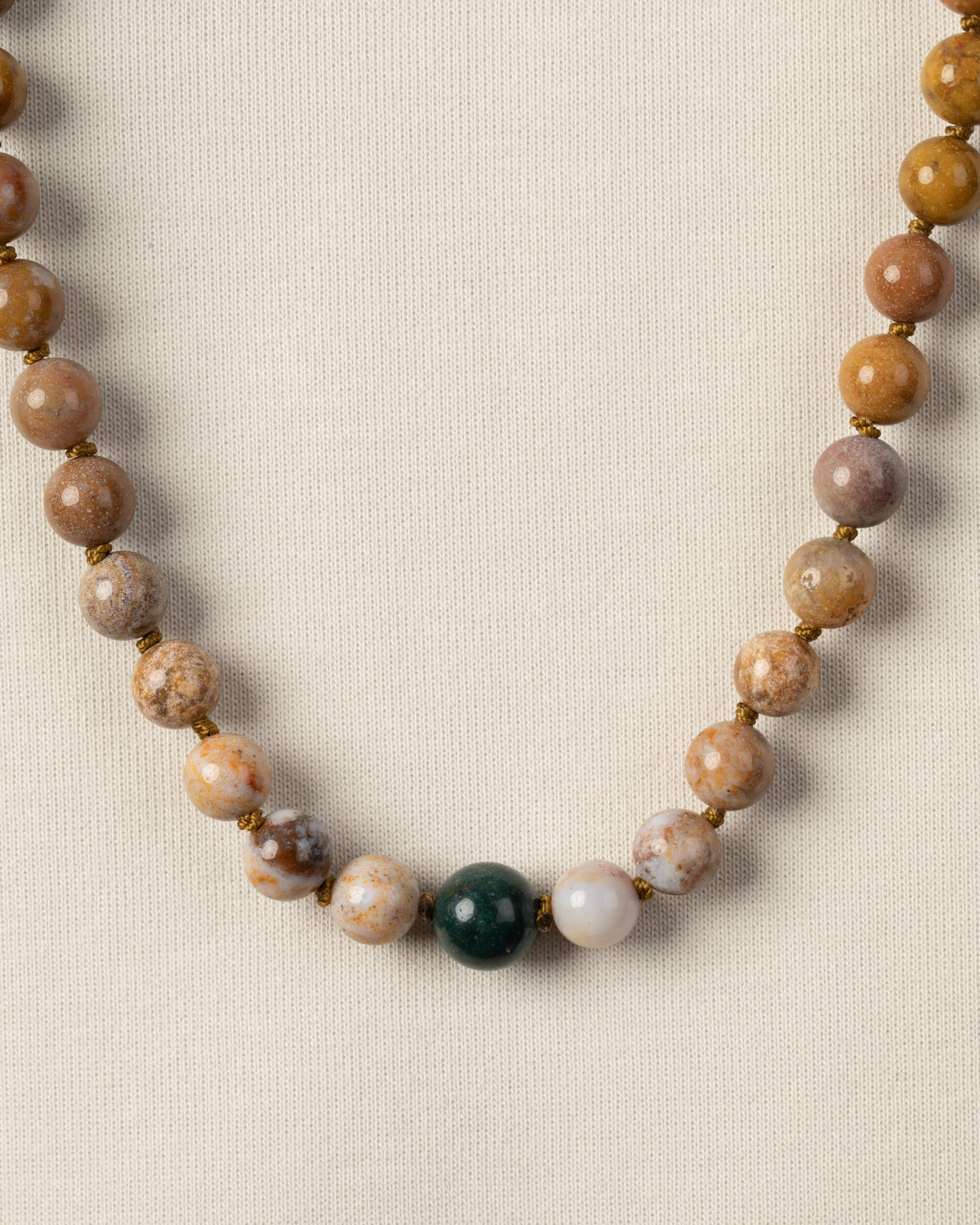 Codificador Doble Jaspe Oceánico 90 Cuentas - Calma y Ritmo Natural (Agesta)