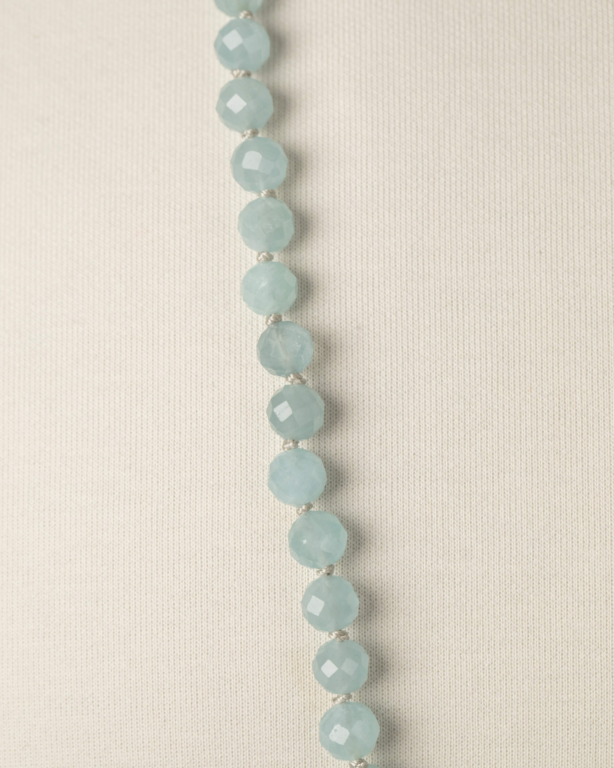 Codificador Doble de Aguamarina y Turmalina Negra (8 mm)