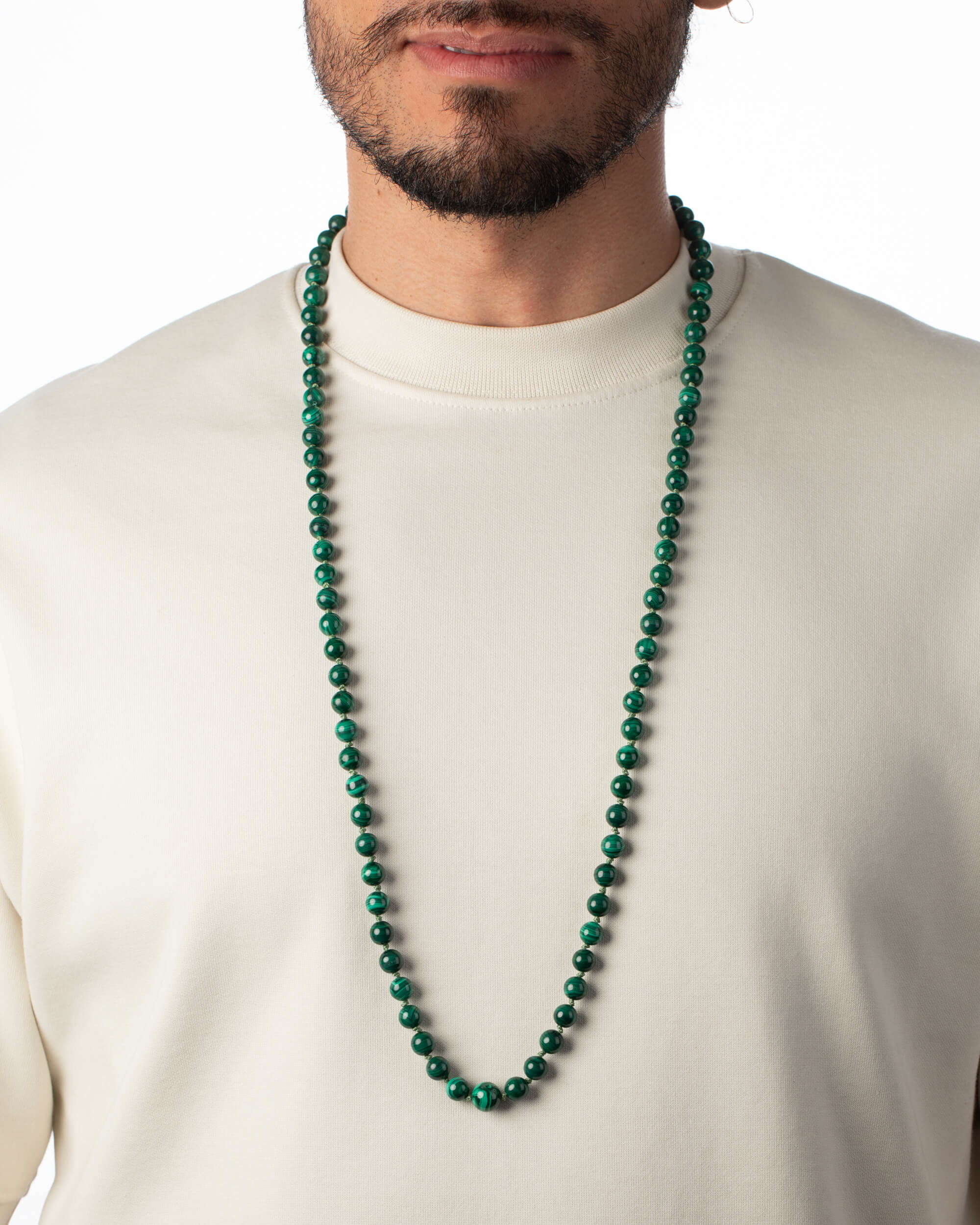 Codificador Doble Malaquita 90 Cuentas - Fuerza y Transformación (Agesta)