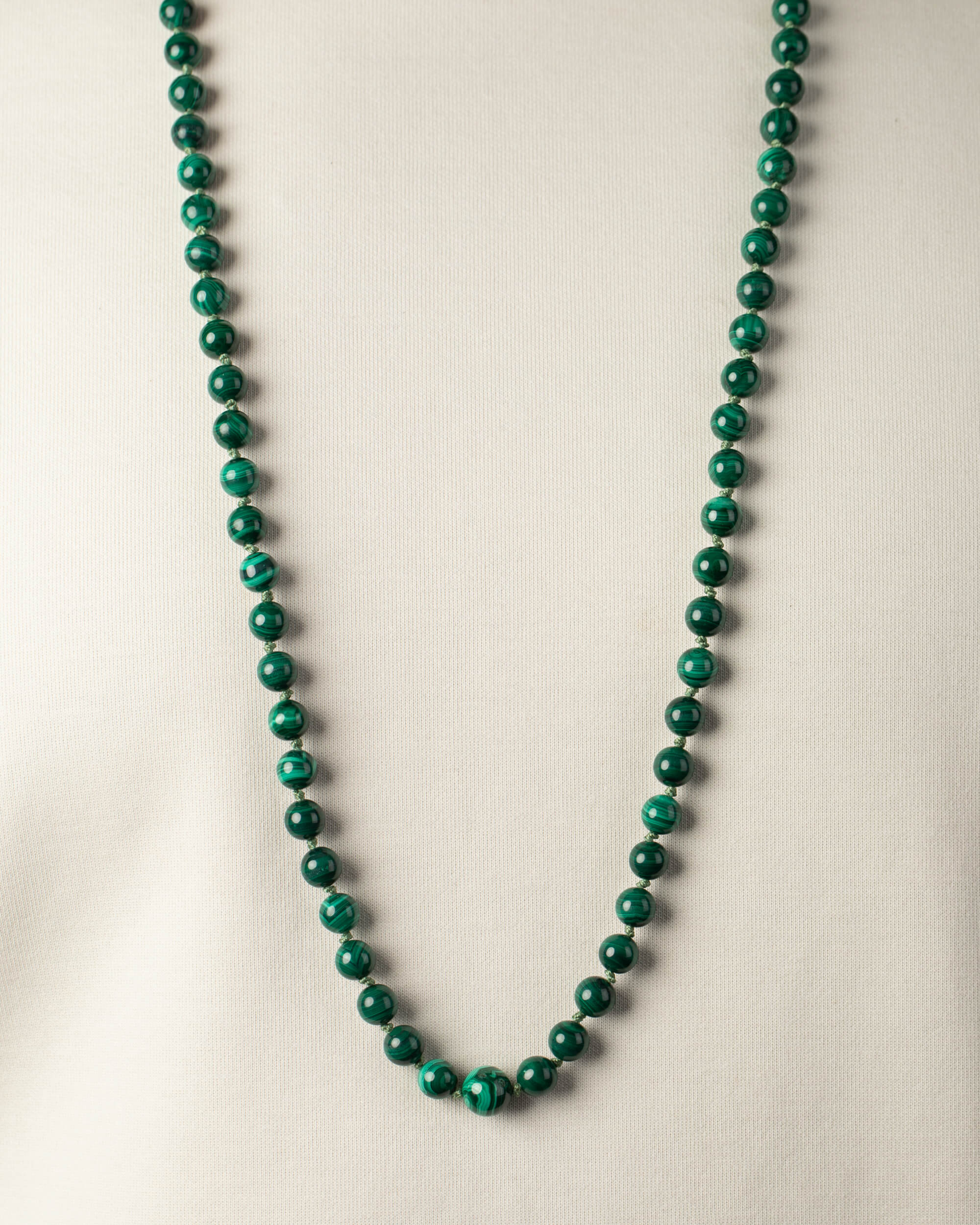 Codificador Doble Malaquita 90 Cuentas - Fuerza y Transformación (Agesta)