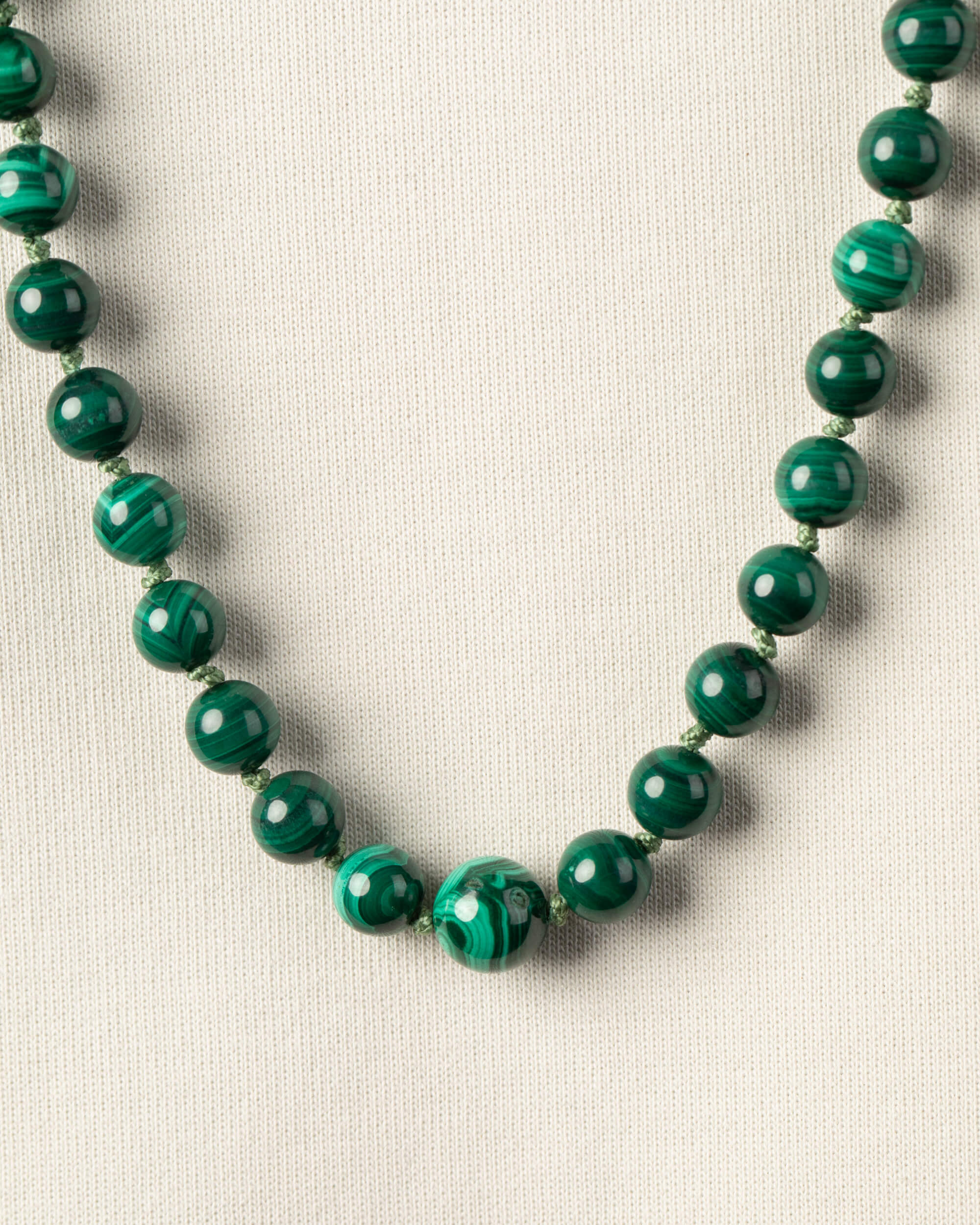 Codificador Doble Malaquita 90 Cuentas - Fuerza y Transformación (Agesta)