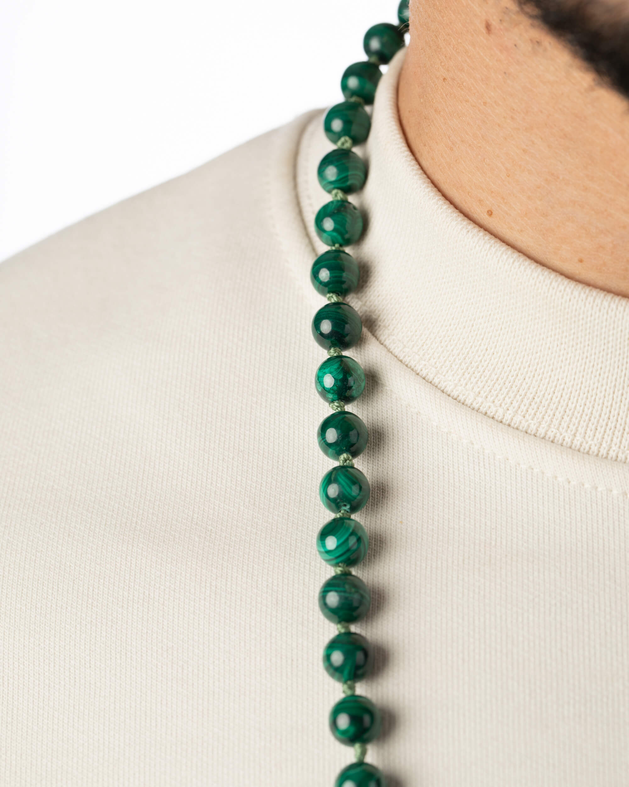 Codificador Doble Malaquita 90 Cuentas - Fuerza y Transformación (Agesta)