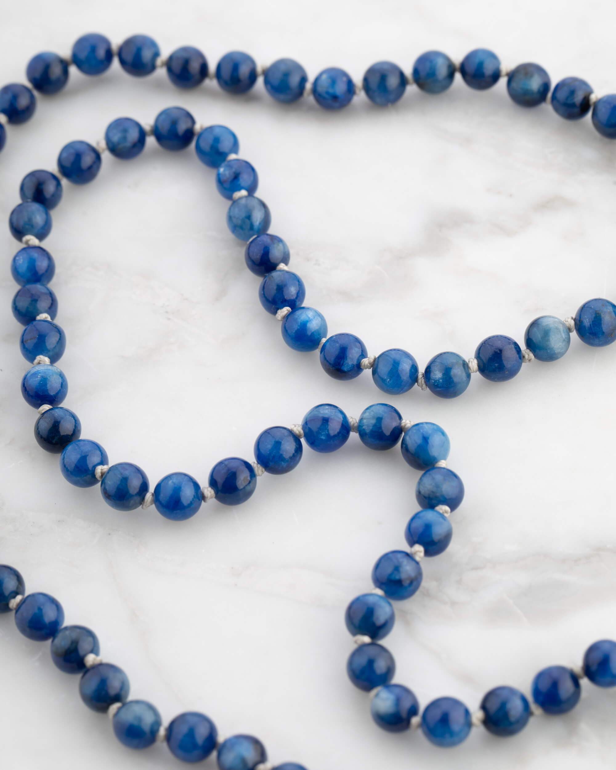 Codificador Doble de Cianita y Piedra Luna (7.5 mm)