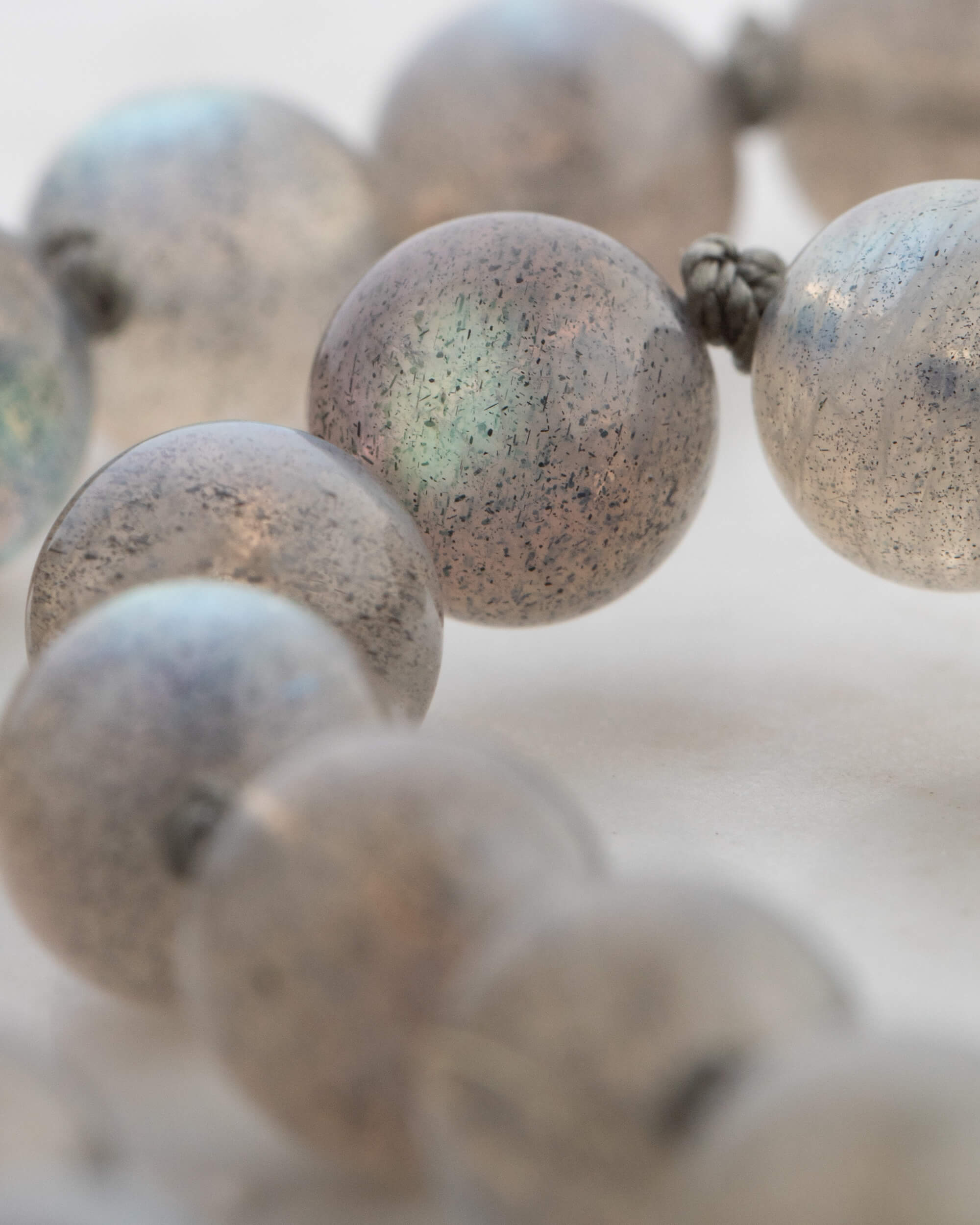 Codificador Doble Labradorita 90 Cuentas - Intuición Simbólica y Magia (Agesta)