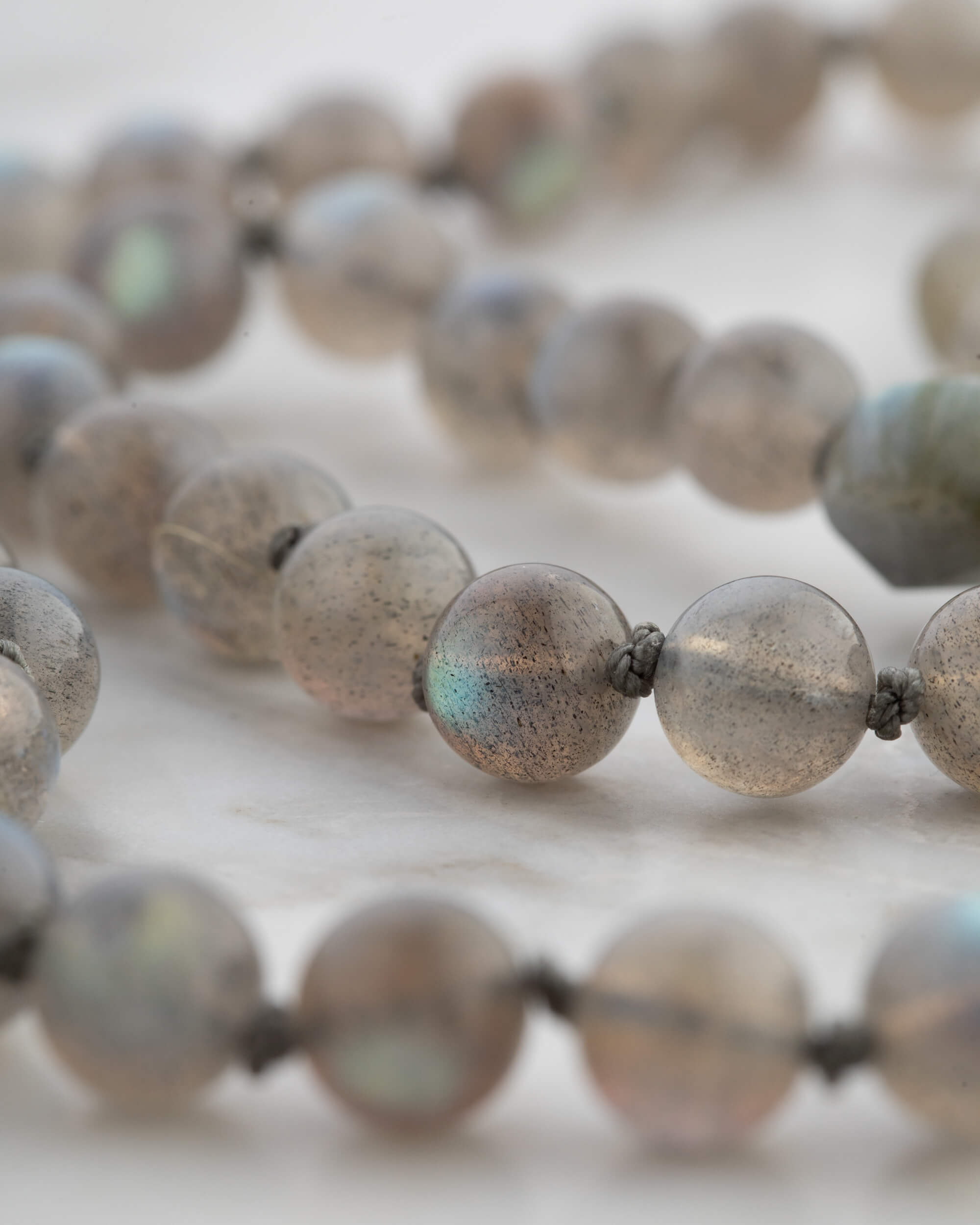 Codificador Doble Labradorita 90 Cuentas - Intuición Simbólica y Magia (Agesta)