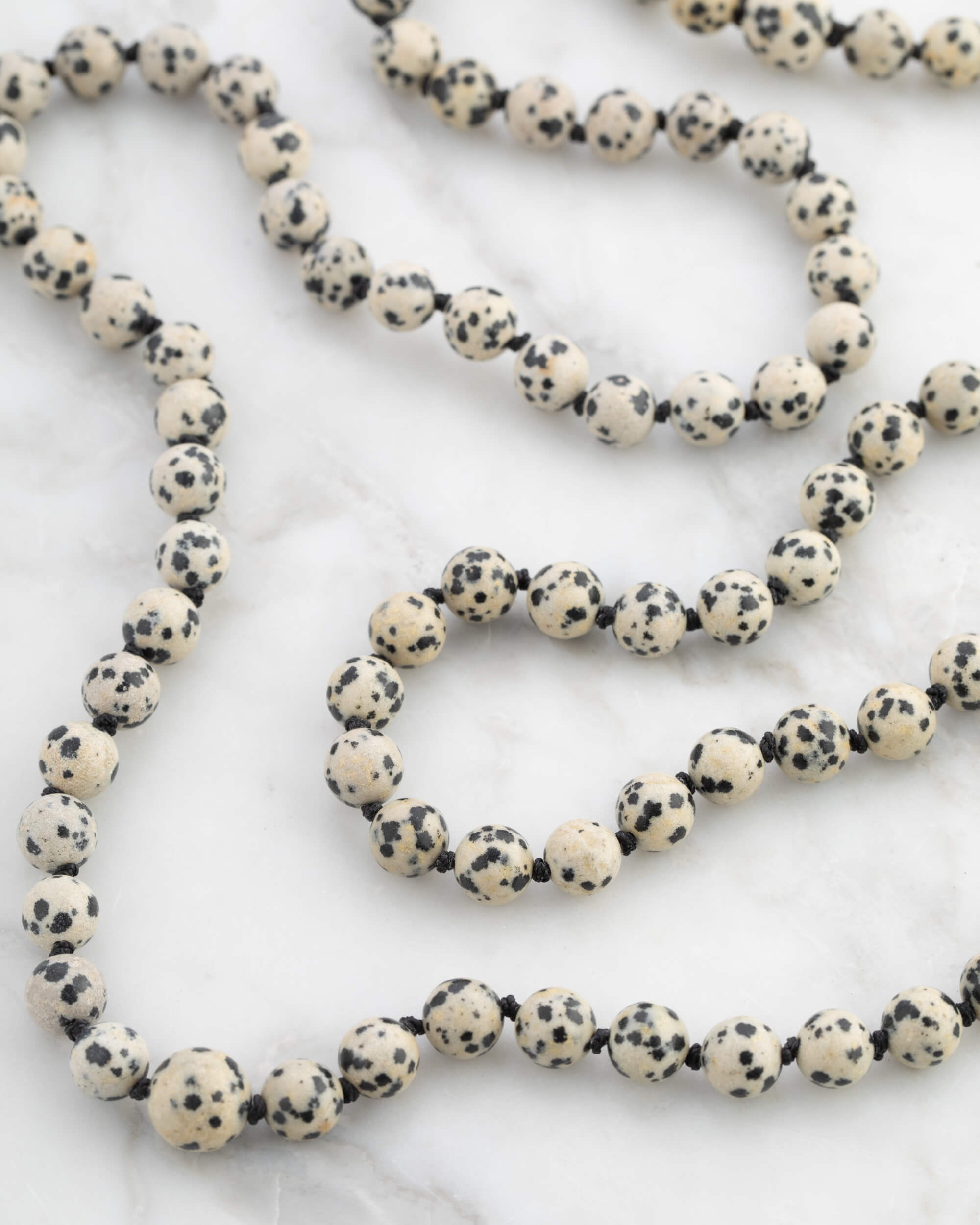 Codificador Doble Jaspe Dálmata 90 Cuentas - Juego y Ligereza (Agesta)