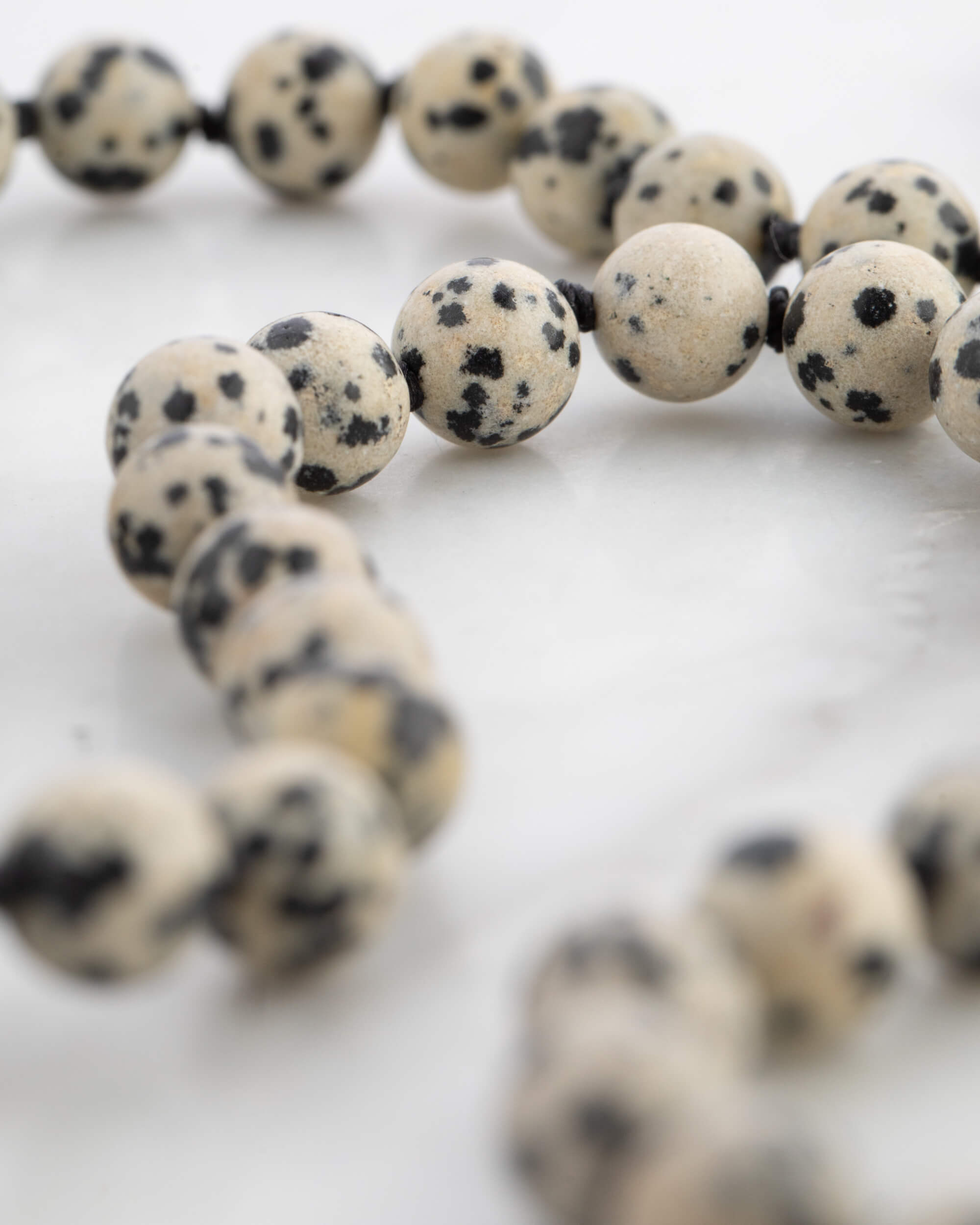 Codificador Doble Jaspe Dálmata 90 Cuentas - Juego y Ligereza (Agesta)