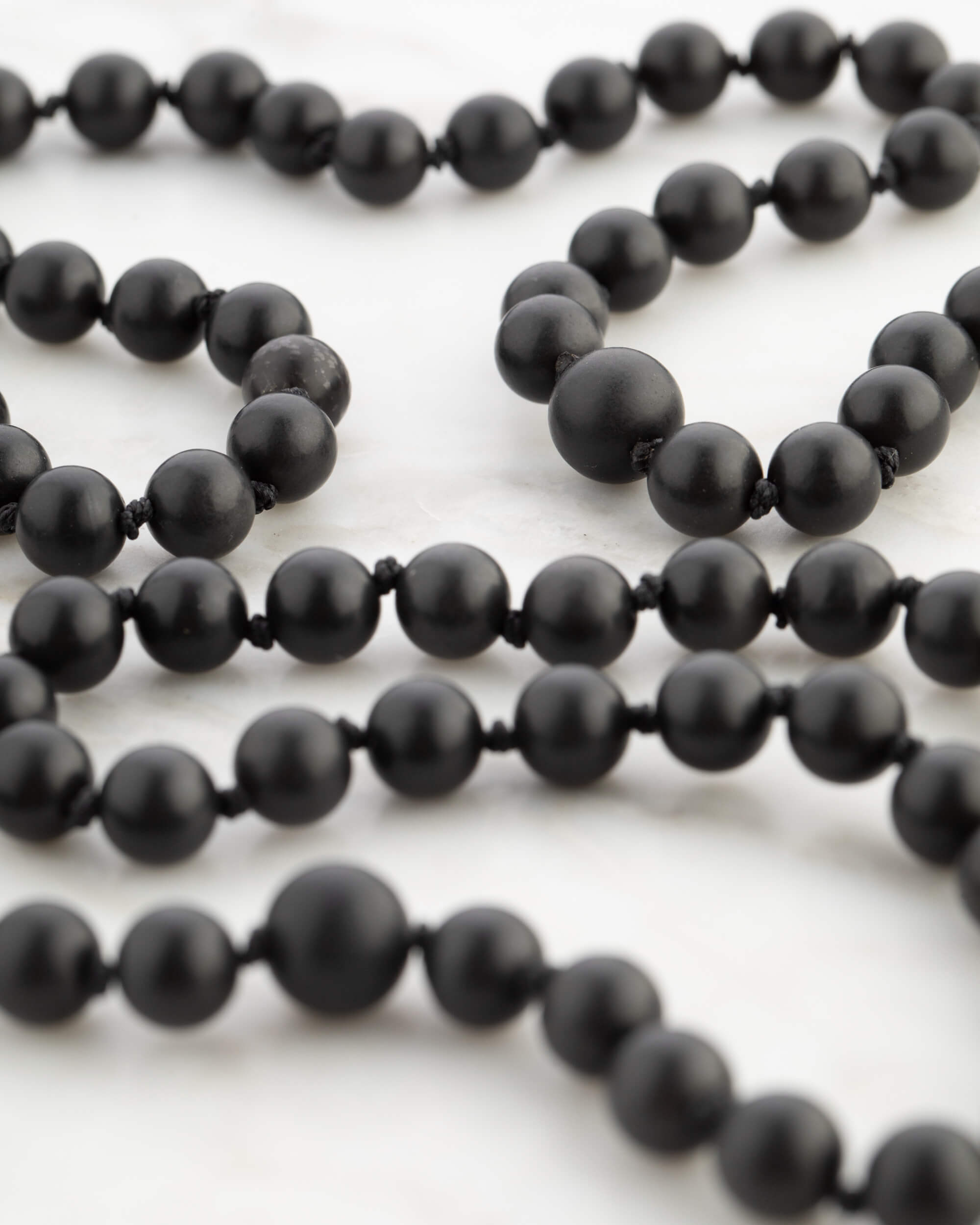 Codificador Doble Shungita 90 Cuentas - Protección y Núcleo (Agesta)