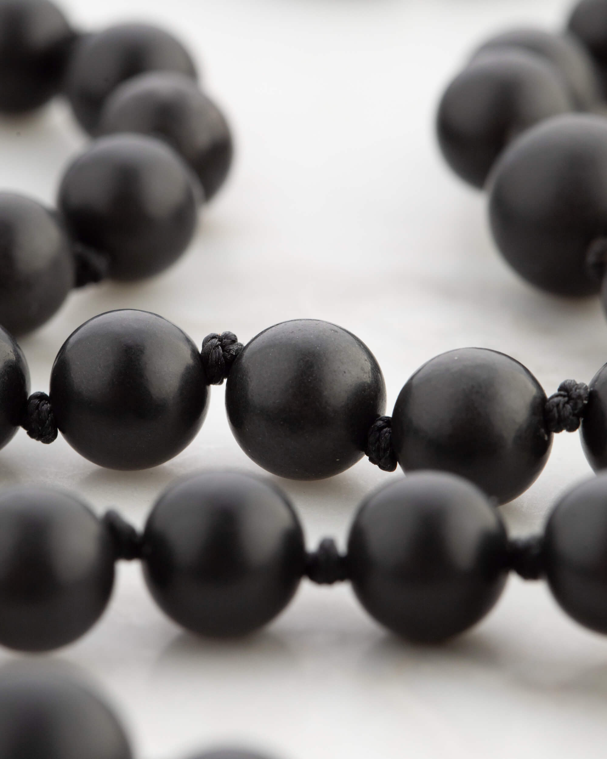 Codificador Doble Shungita 90 Cuentas - Protección y Núcleo (Agesta)