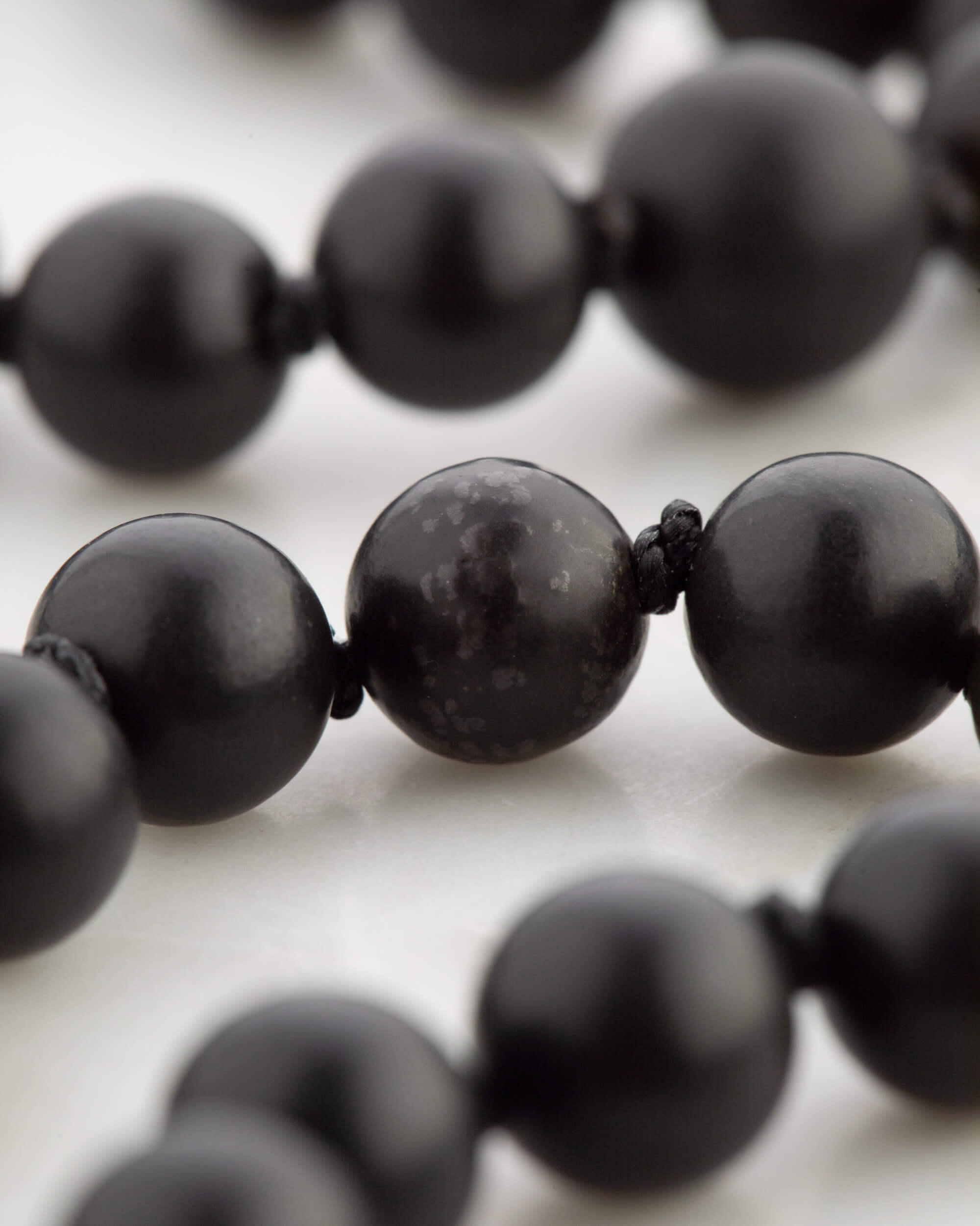 Codificador Doble Shungita 90 Cuentas - Protección y Núcleo (Agesta)