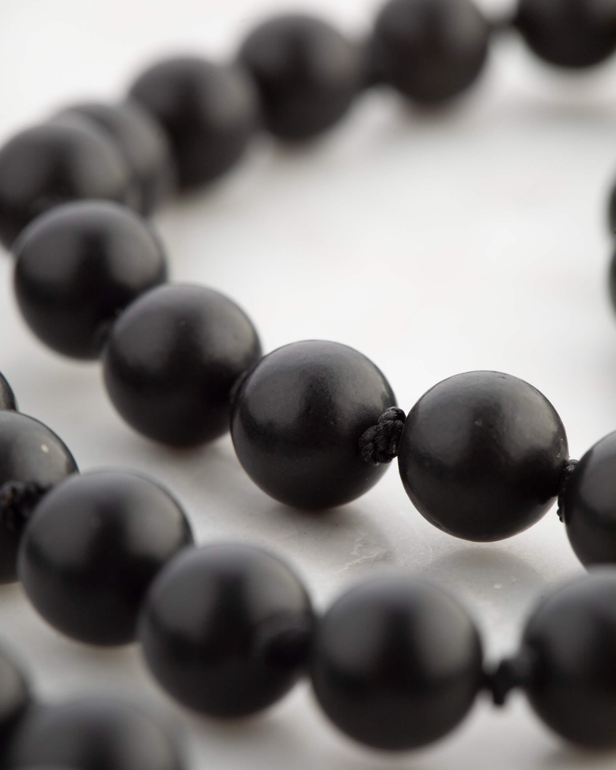 Codificador Doble Shungita 90 Cuentas - Protección y Núcleo (Agesta)