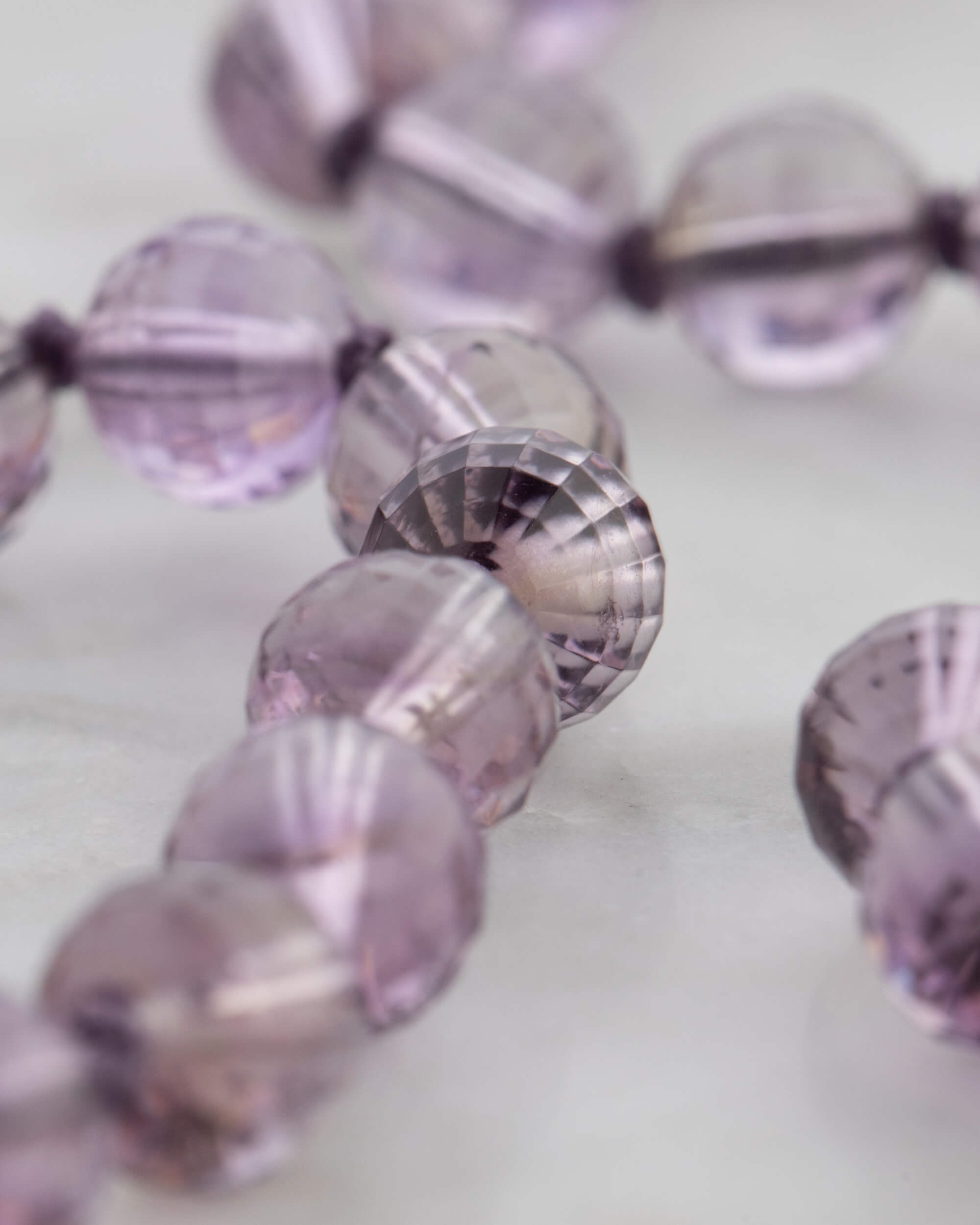 Codificador Doble Amatista y Citrino 90 Cuentas - Claridad y Voluntad (Agesta)