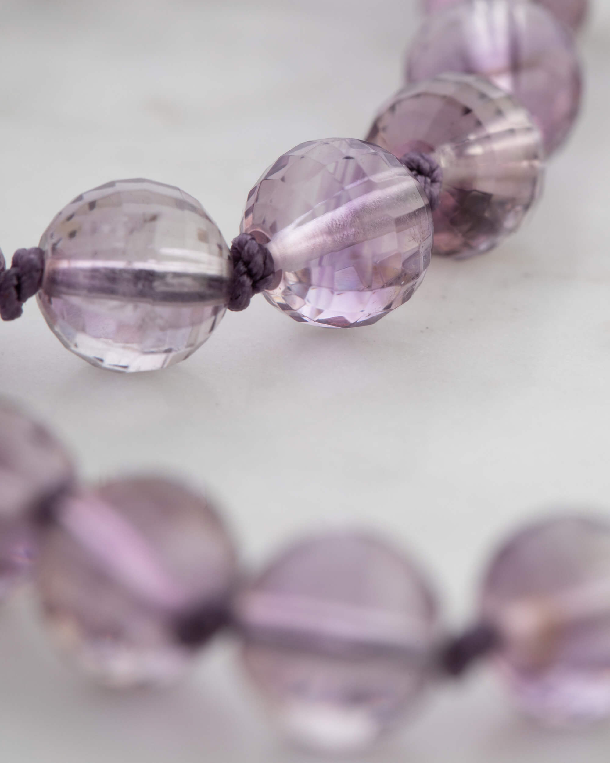 Codificador Doble Amatista y Citrino 90 Cuentas - Claridad y Voluntad (Agesta)