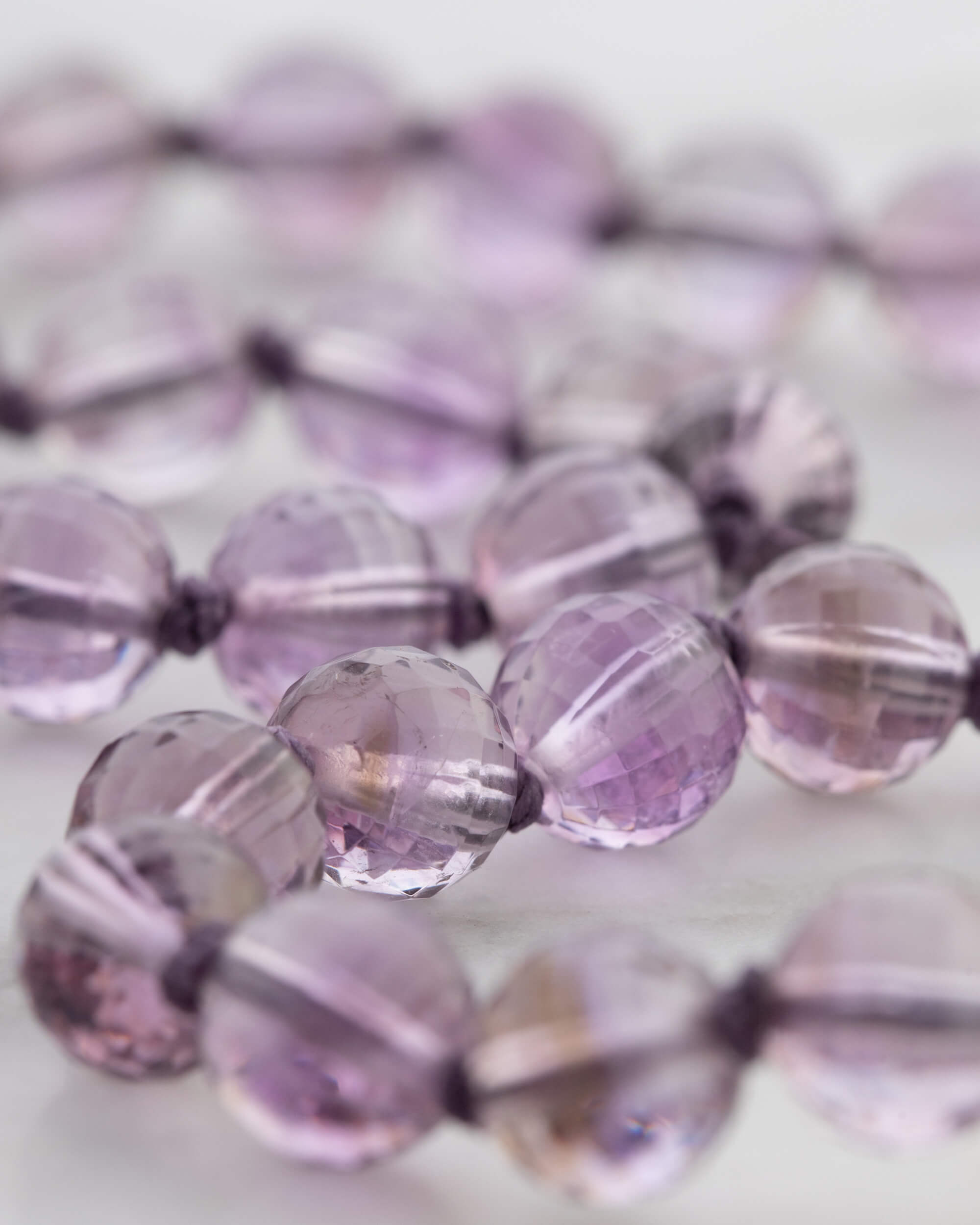 Codificador Doble Amatista y Citrino 90 Cuentas - Claridad y Voluntad (Agesta)