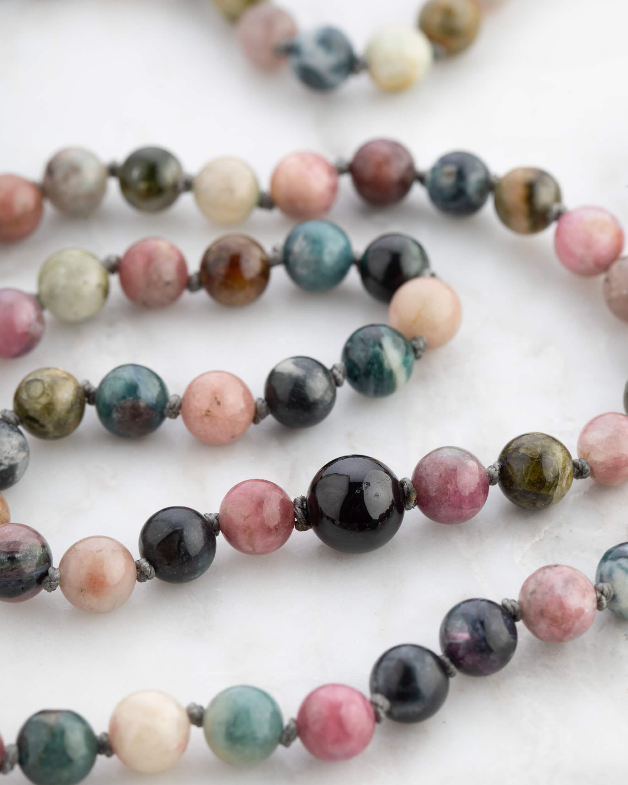 Codificador Doble de Turmalina Multicolor (8 mm)