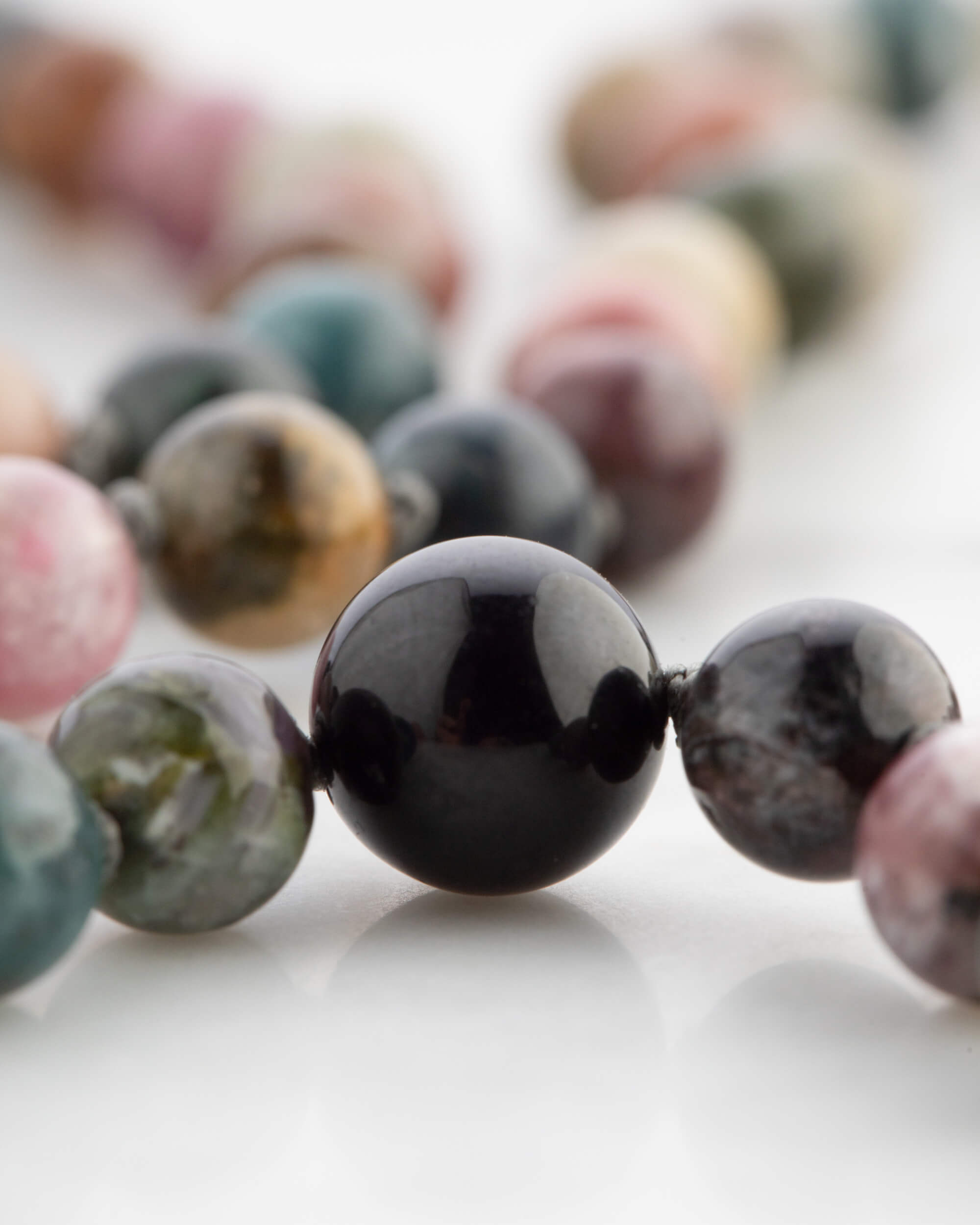 Codificador Doble de Turmalina Multicolor (8 mm)