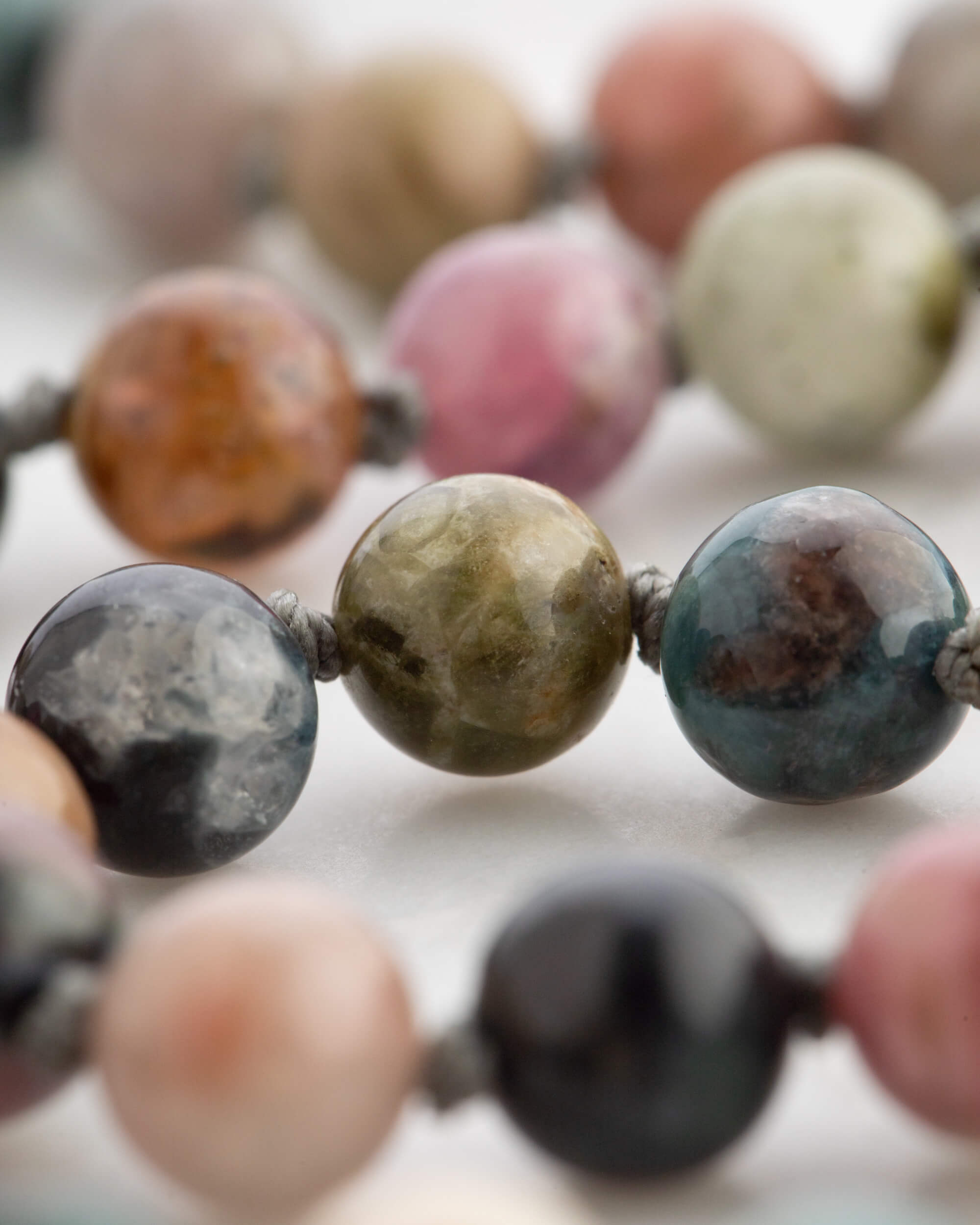 Codificador Doble de Turmalina Multicolor (8 mm)