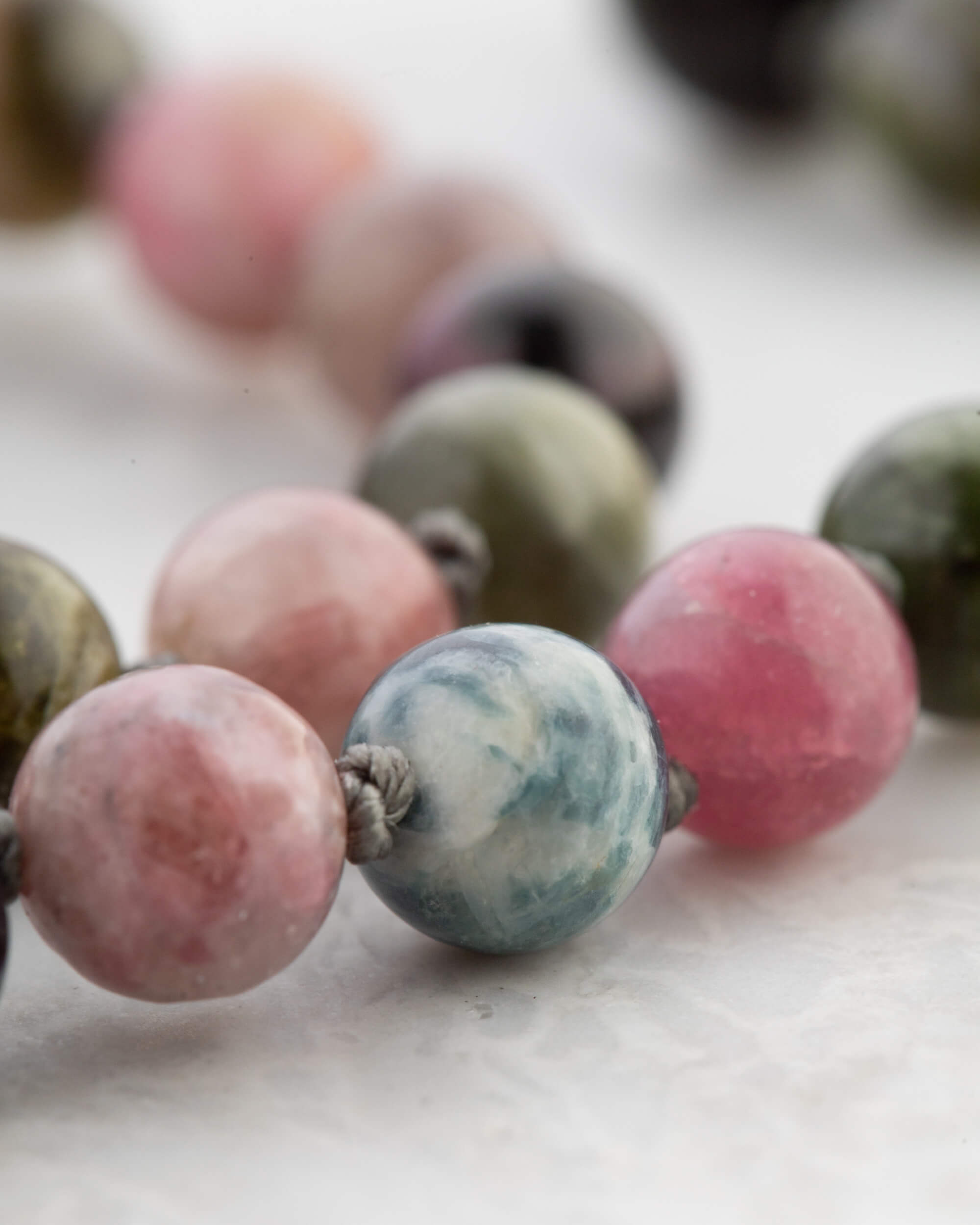 Codificador Doble de Turmalina Multicolor (8 mm)