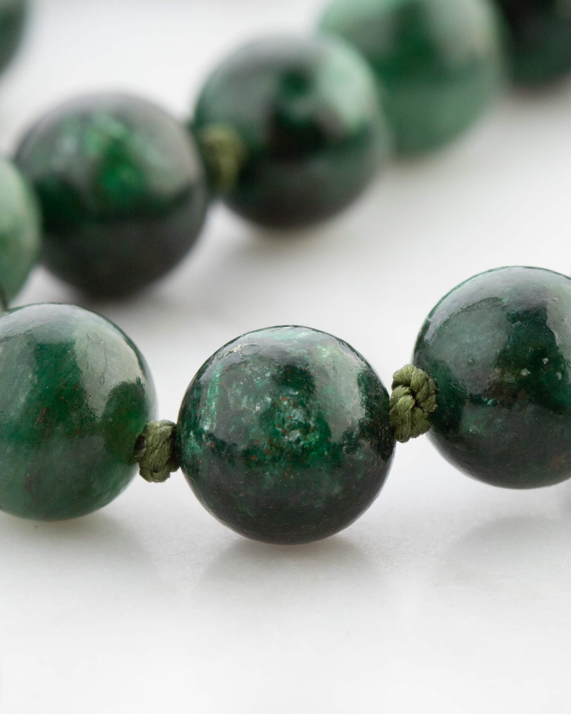 Codificador Doble Esmeralda en Matriz 90 Cuentas - Corazón Noble (Agesta)