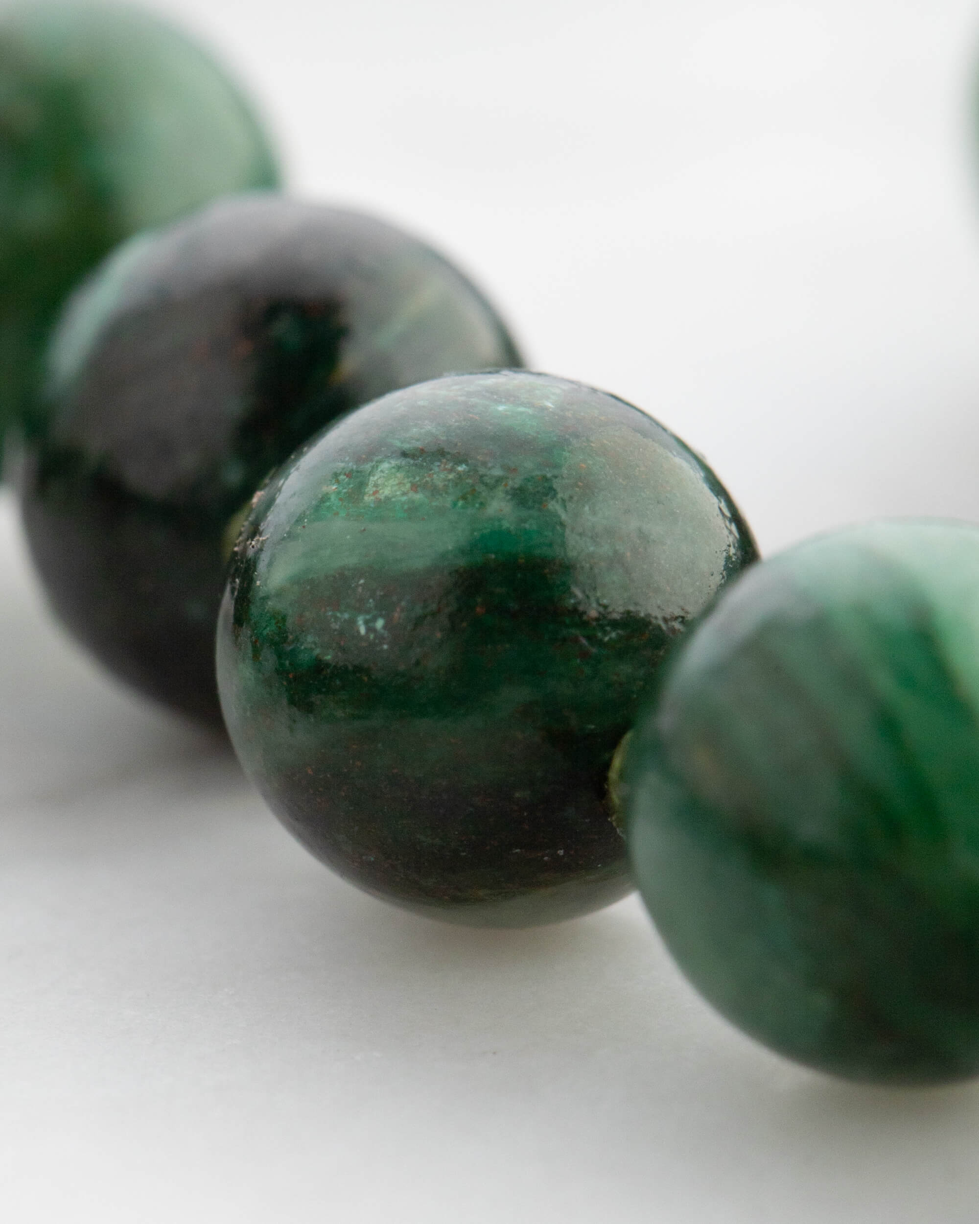 Codificador Doble Esmeralda en Matriz 90 Cuentas - Corazón Noble (Agesta)