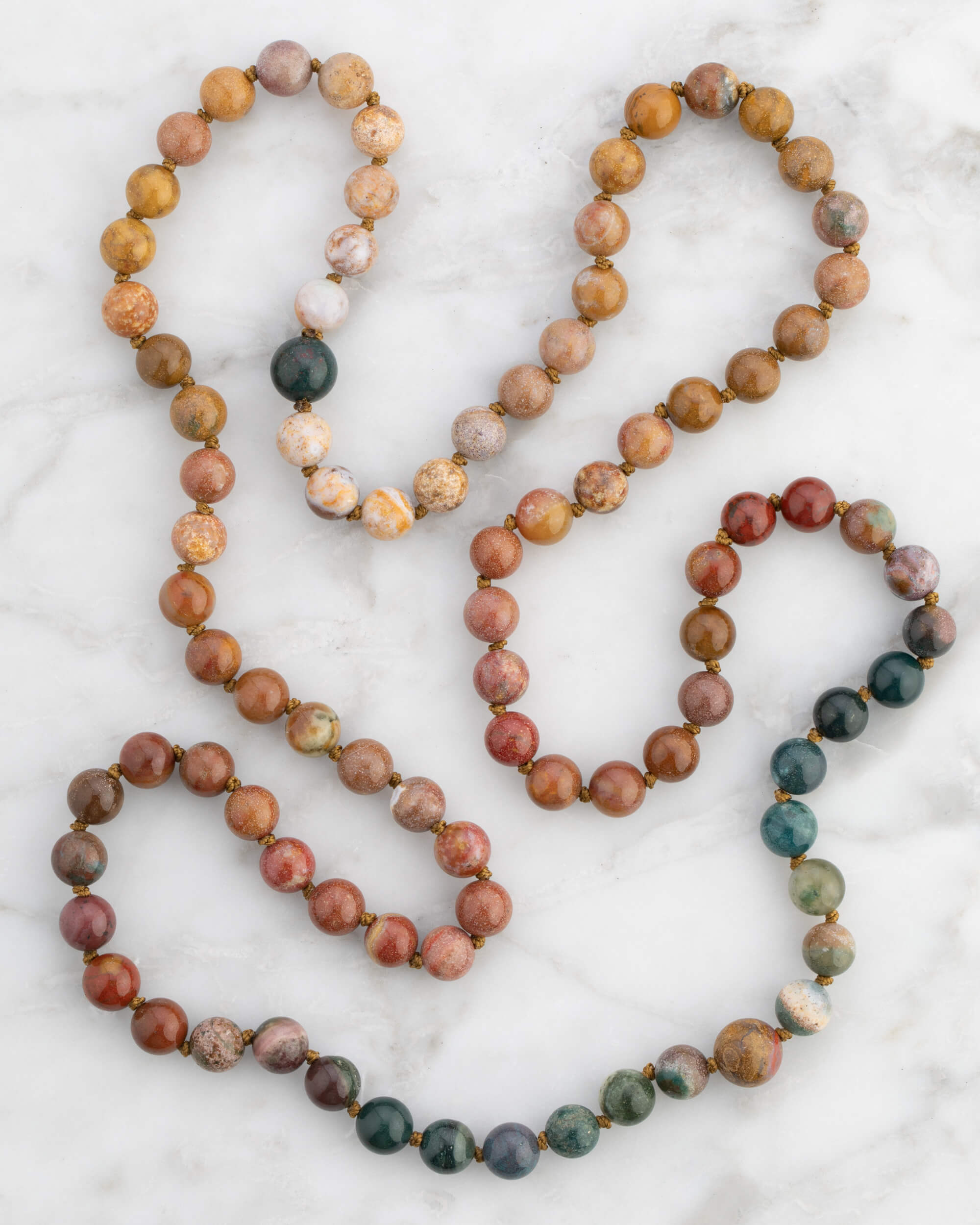 Codificador Doble de Jaspe Oceánico (8 mm)