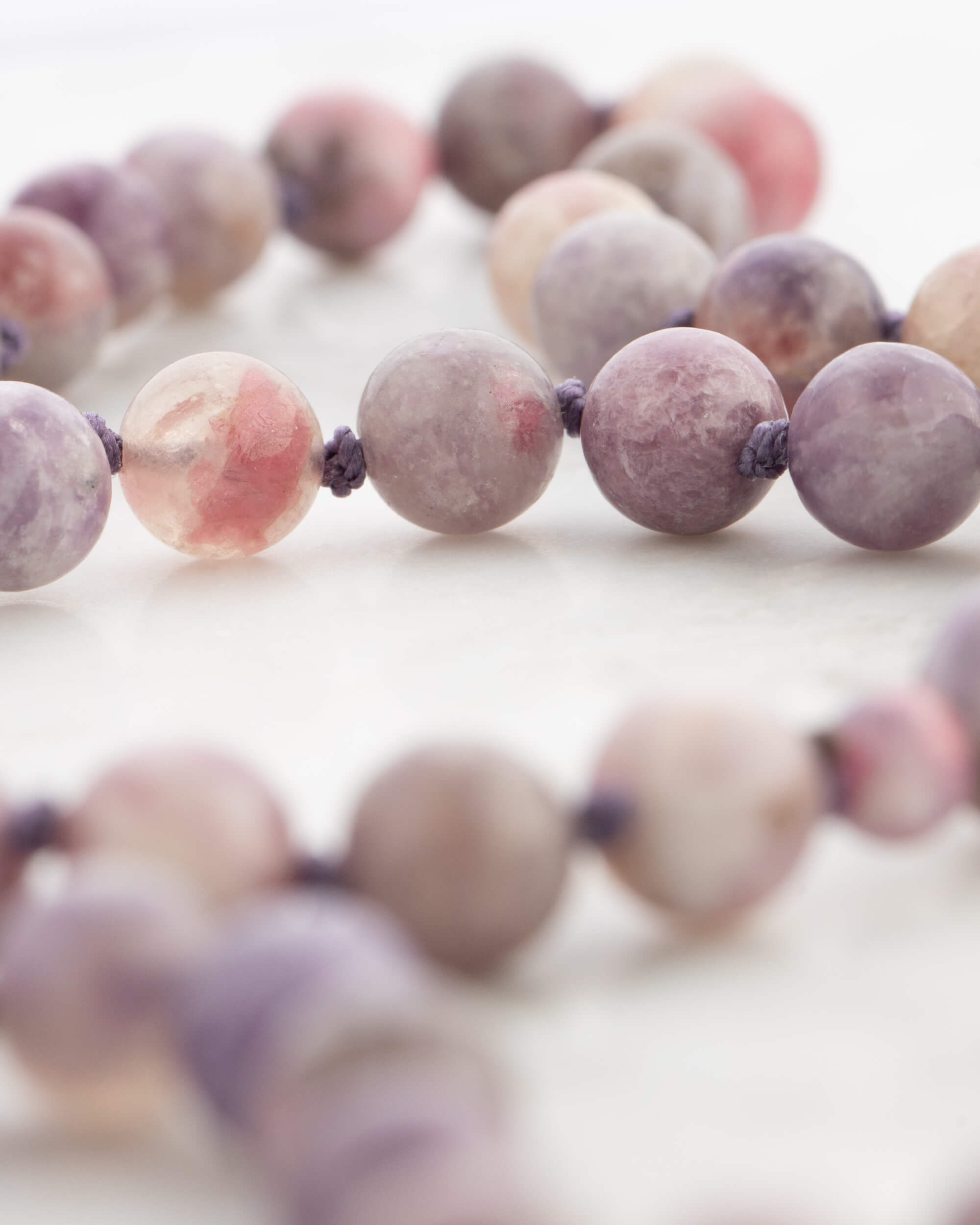 Codificador Doble Turmalina Rosa 90 Cuentas - Ternura y Límites (Agesta)