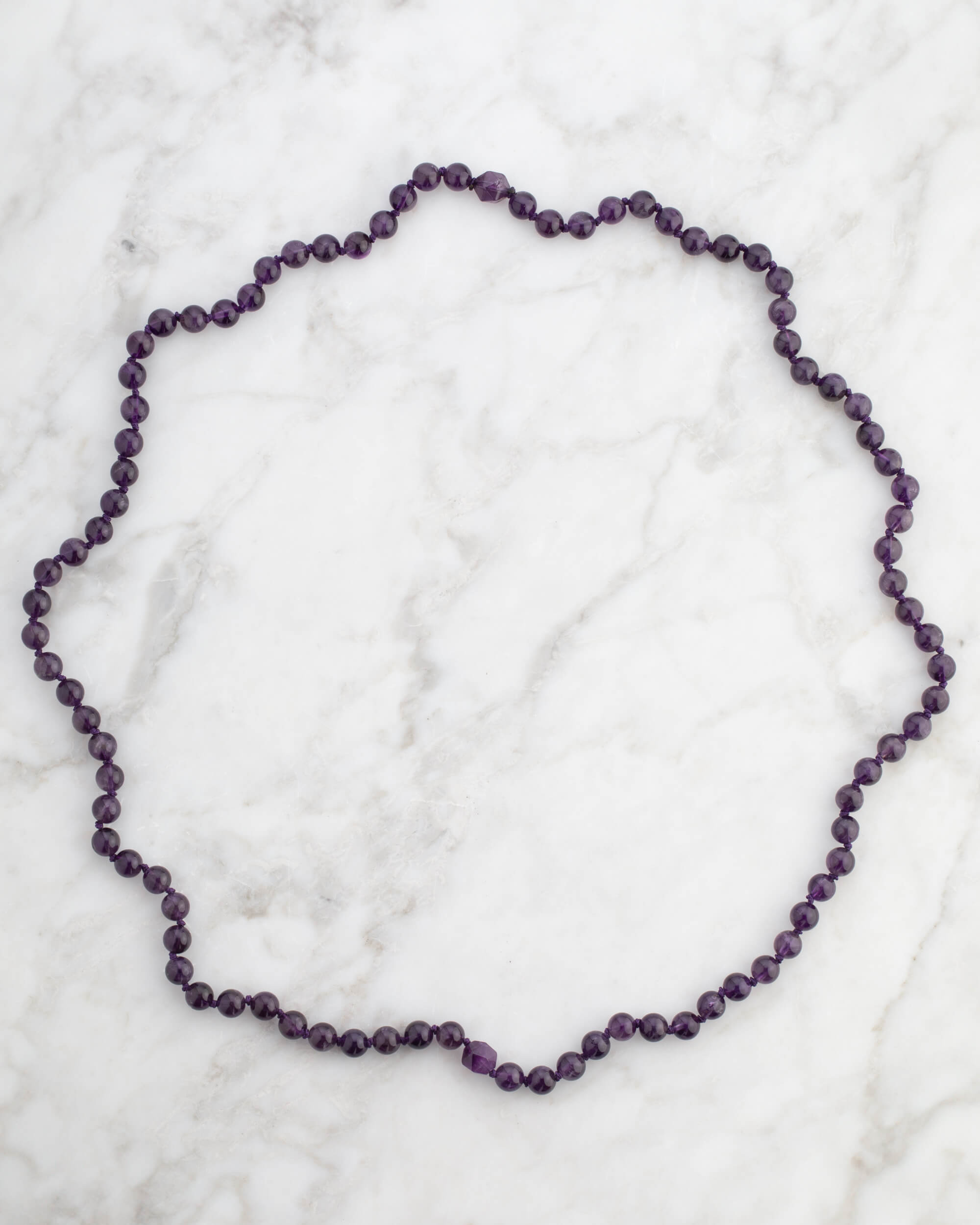 Codificador Doble Amatista 90 Cuentas - Visión Sutil e Intuición (Agesta)