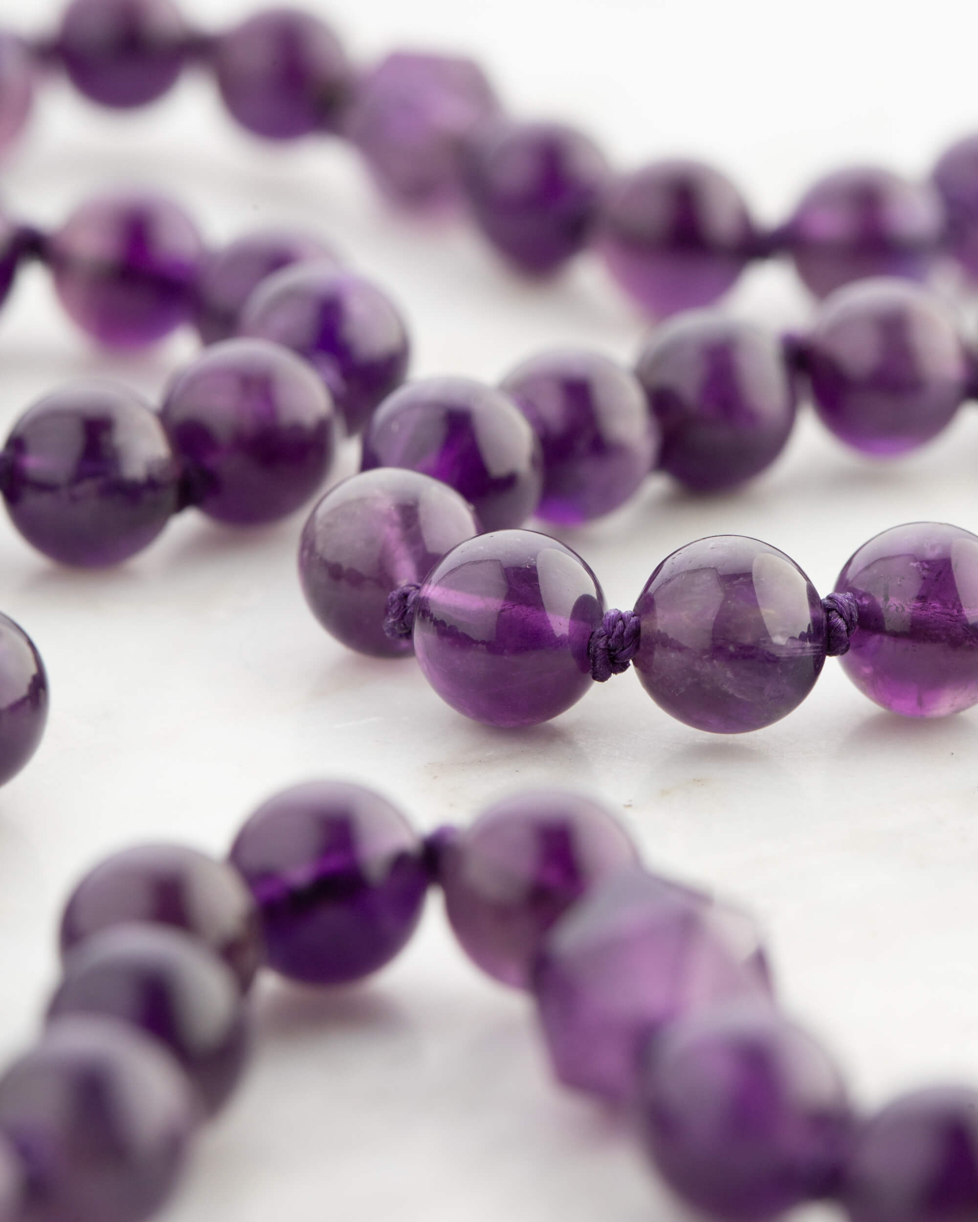 Codificador Doble Amatista 90 Cuentas - Visión Sutil e Intuición (Agesta)