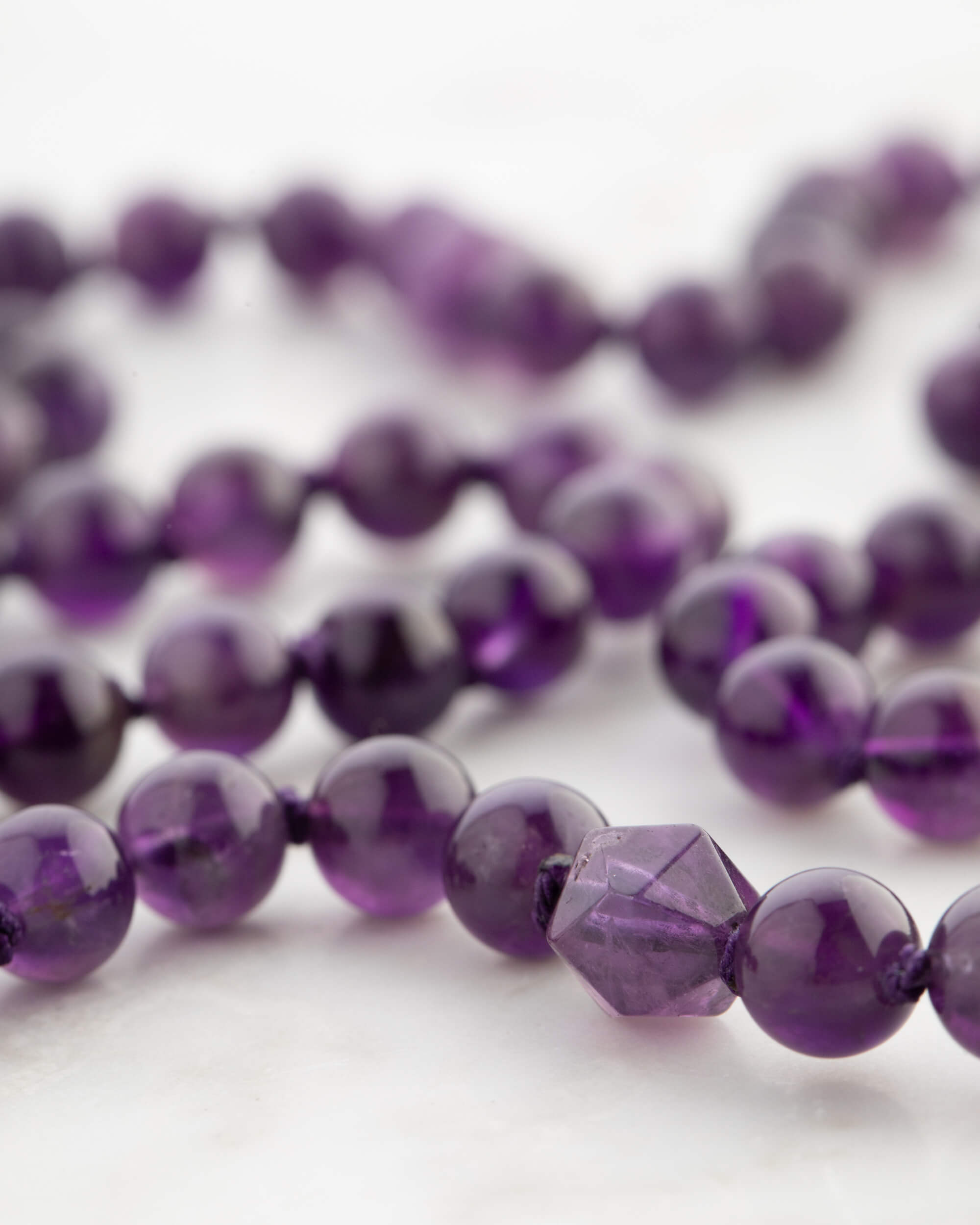 Codificador Doble Amatista 90 Cuentas - Visión Sutil e Intuición (Agesta)