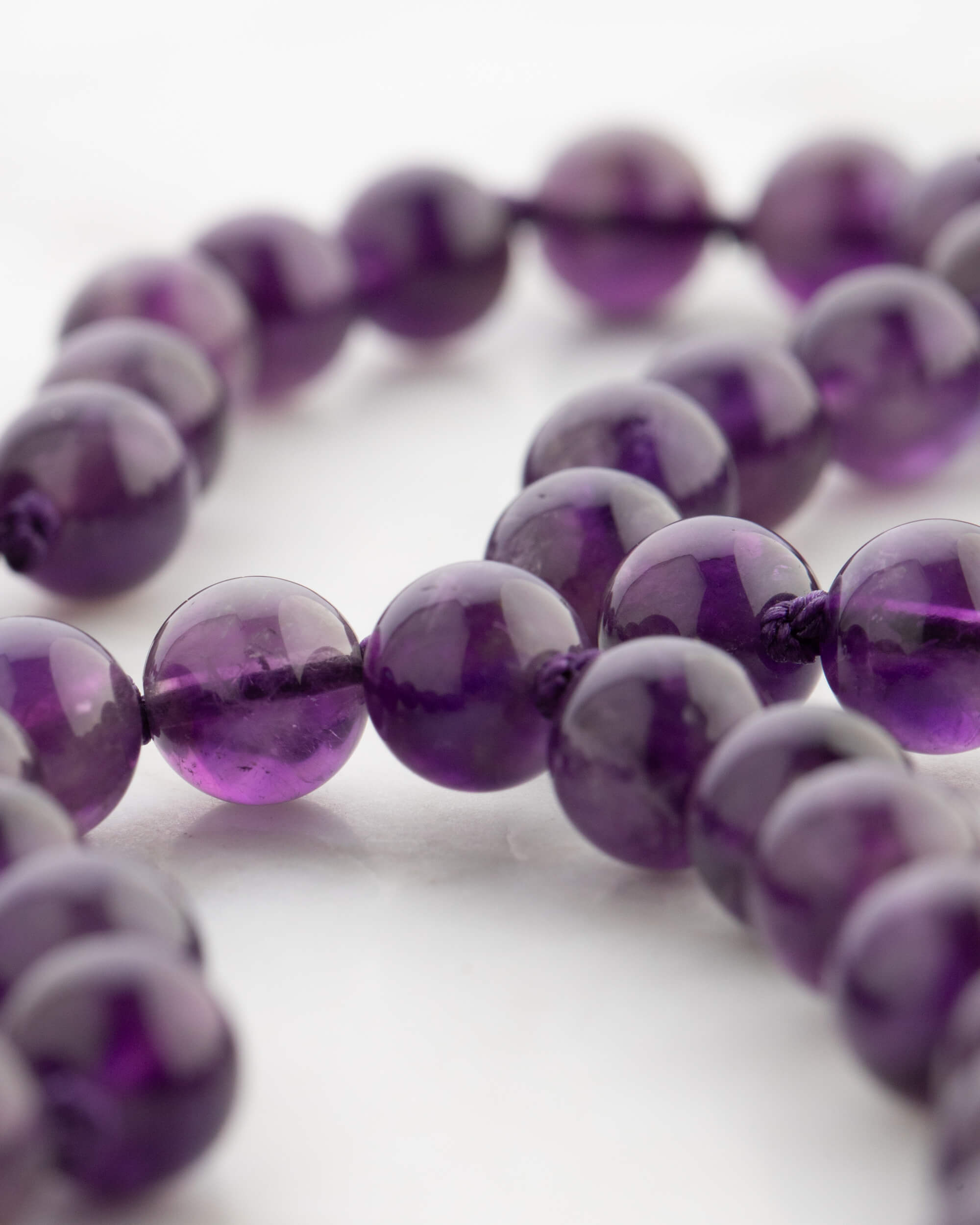 Codificador Doble Amatista 90 Cuentas - Visión Sutil e Intuición (Agesta)