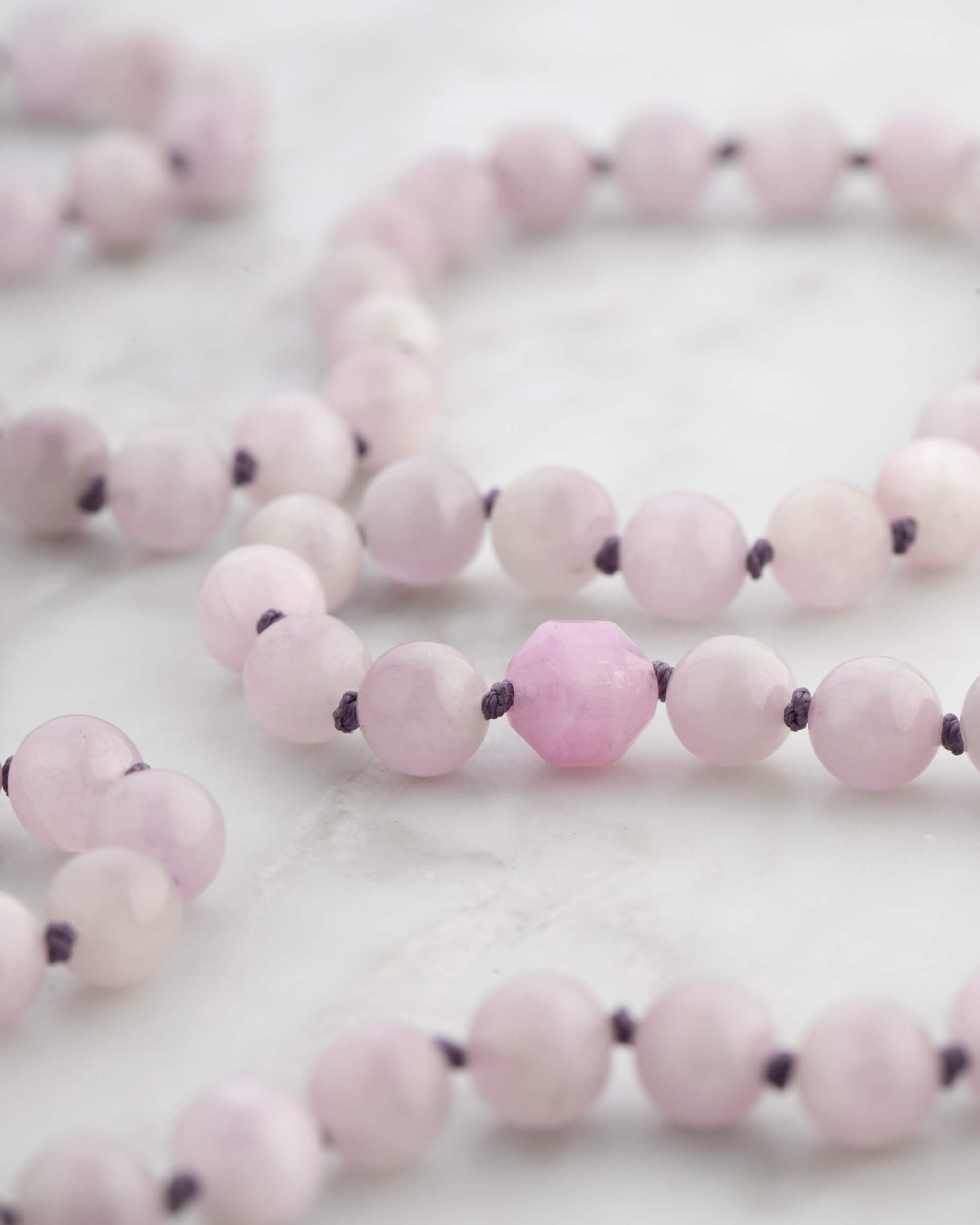 Codificador Doble Kunzita 90 Cuentas - Amor Incondicional y Ternura (Agesta)