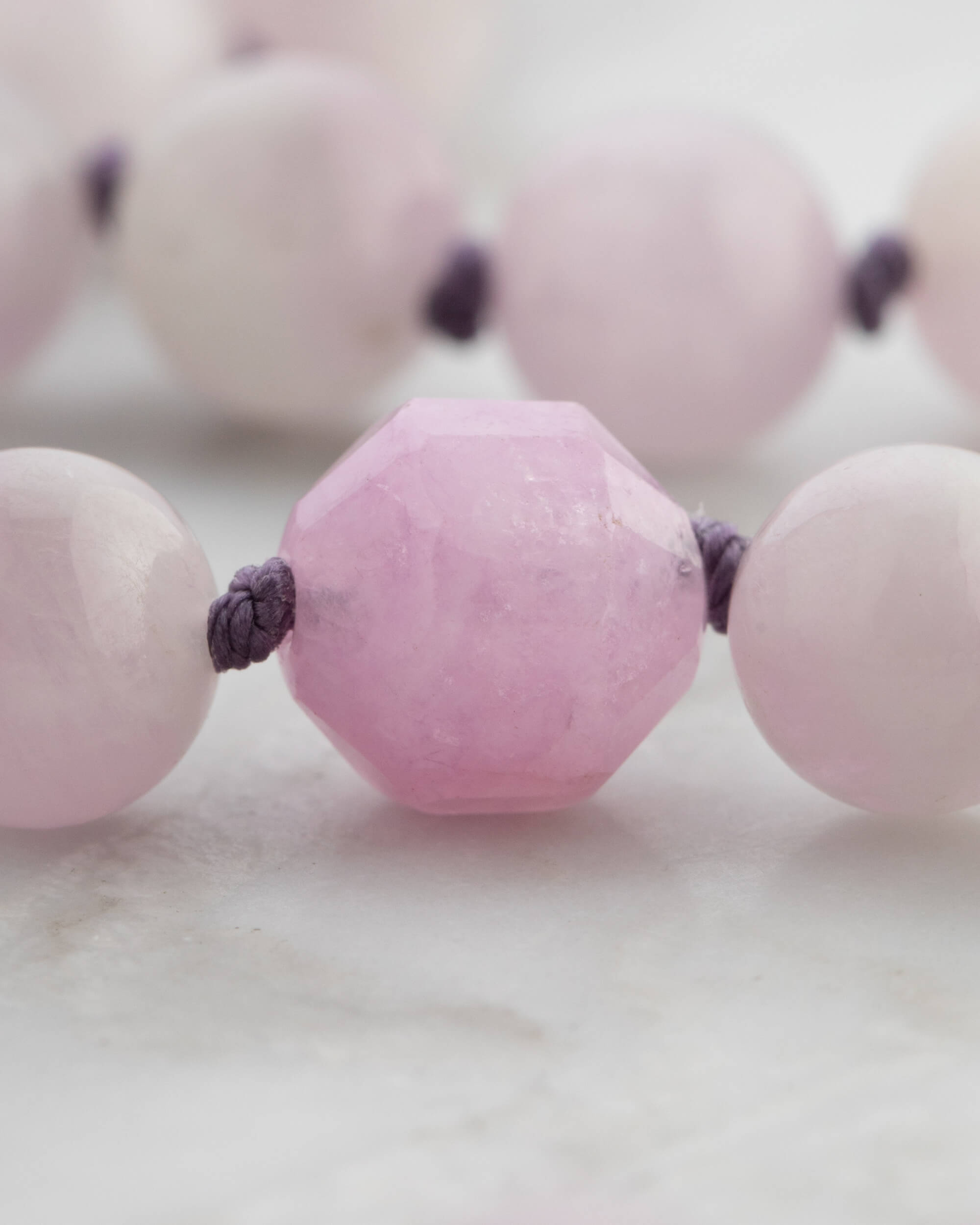 Codificador Doble Kunzita 90 Cuentas - Amor Incondicional y Ternura (Agesta)