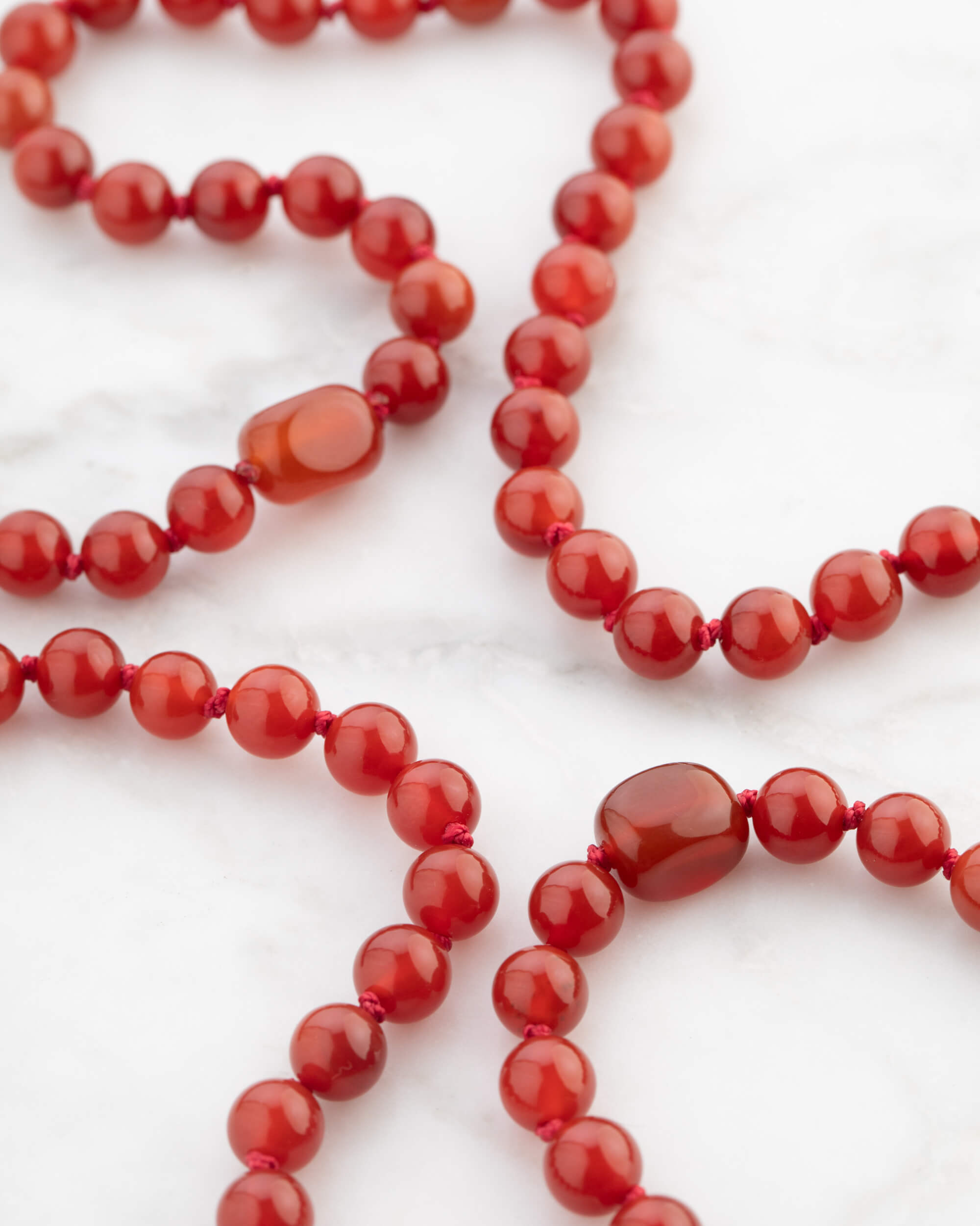 Codificador Doble Cornalina 90 Cuentas - Deseo y Vitalidad (Agesta)