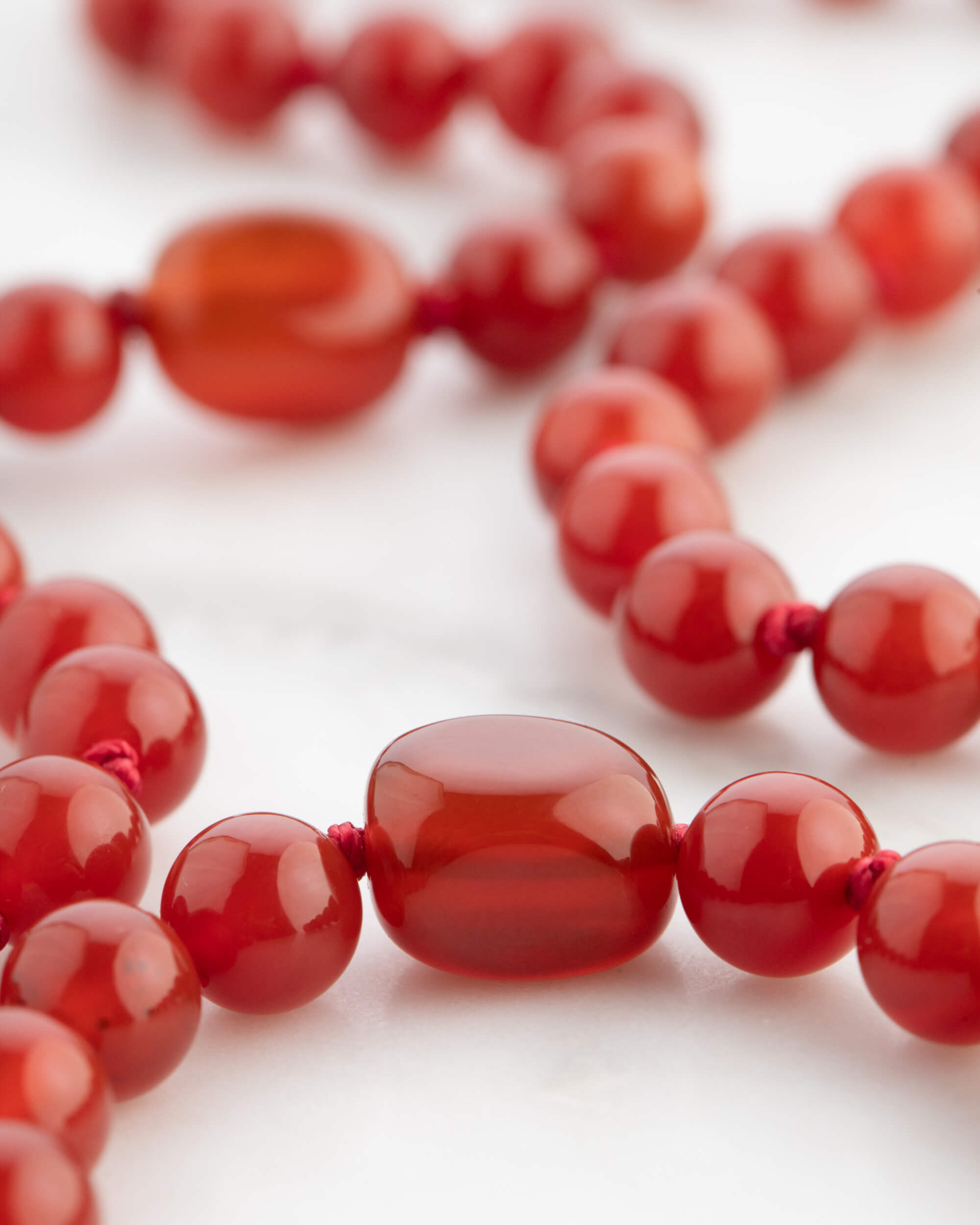 Codificador Doble Cornalina 90 Cuentas - Deseo y Vitalidad (Agesta)