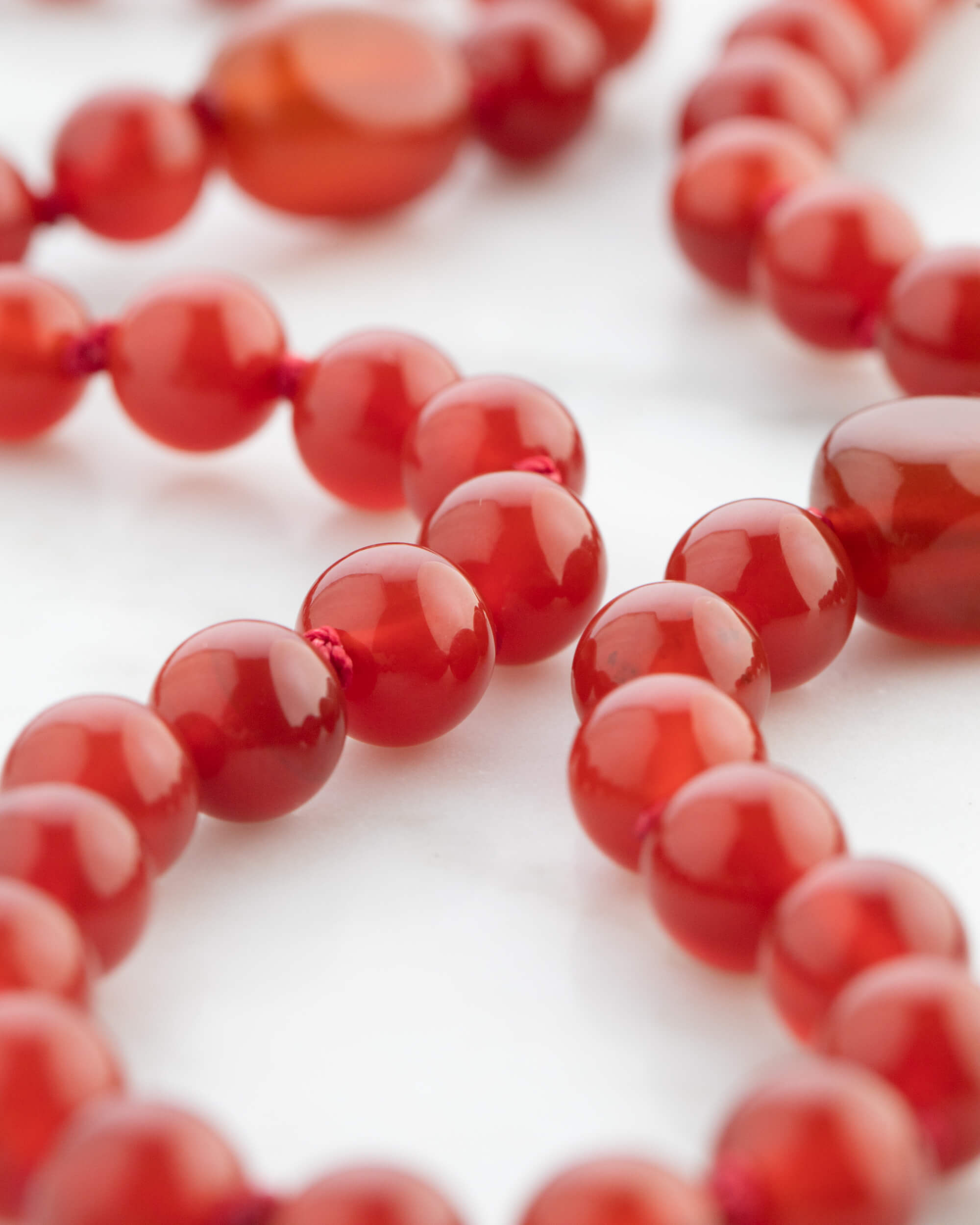 Codificador Doble Cornalina 90 Cuentas - Deseo y Vitalidad (Agesta)