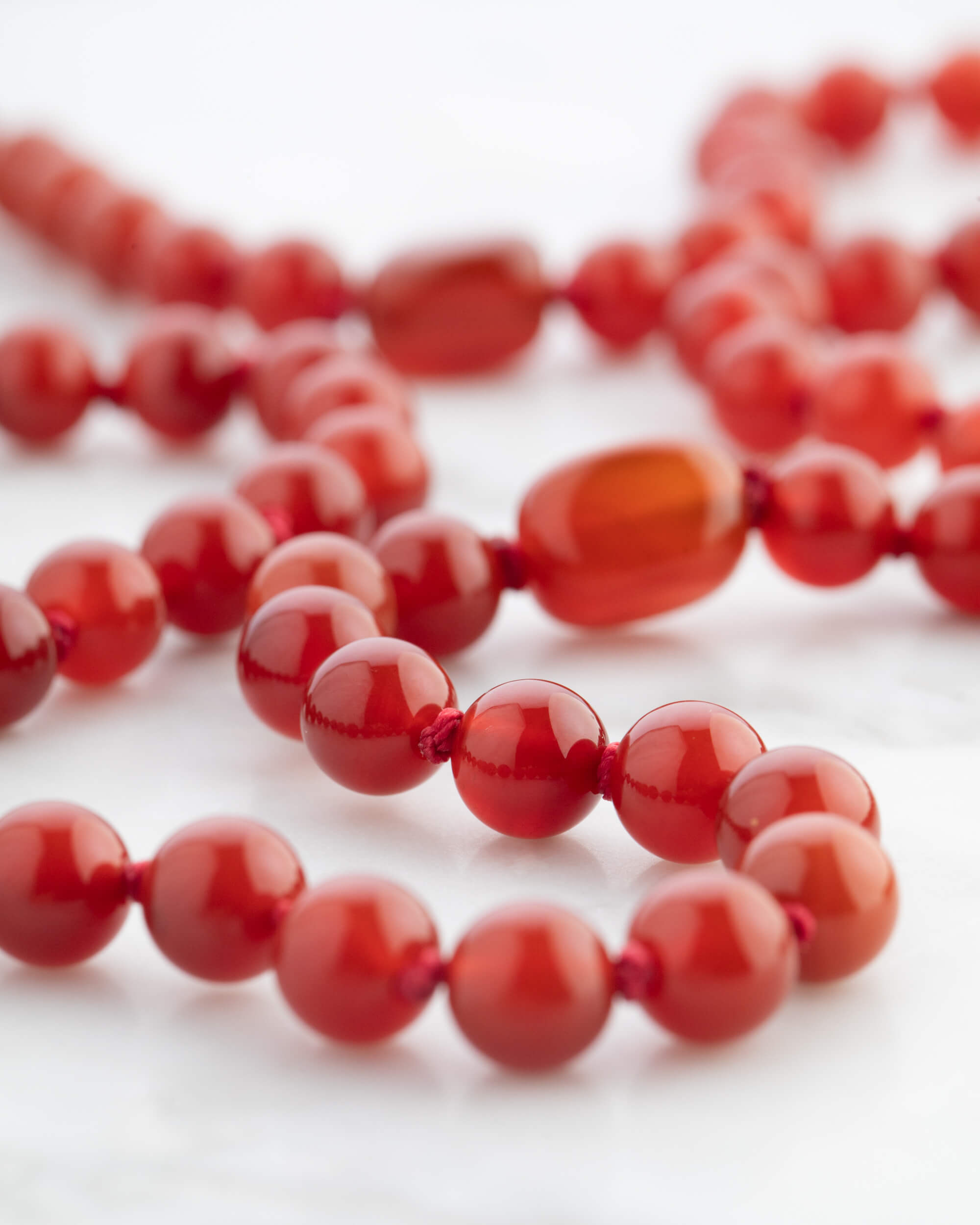 Codificador Doble Cornalina 90 Cuentas - Deseo y Vitalidad (Agesta)