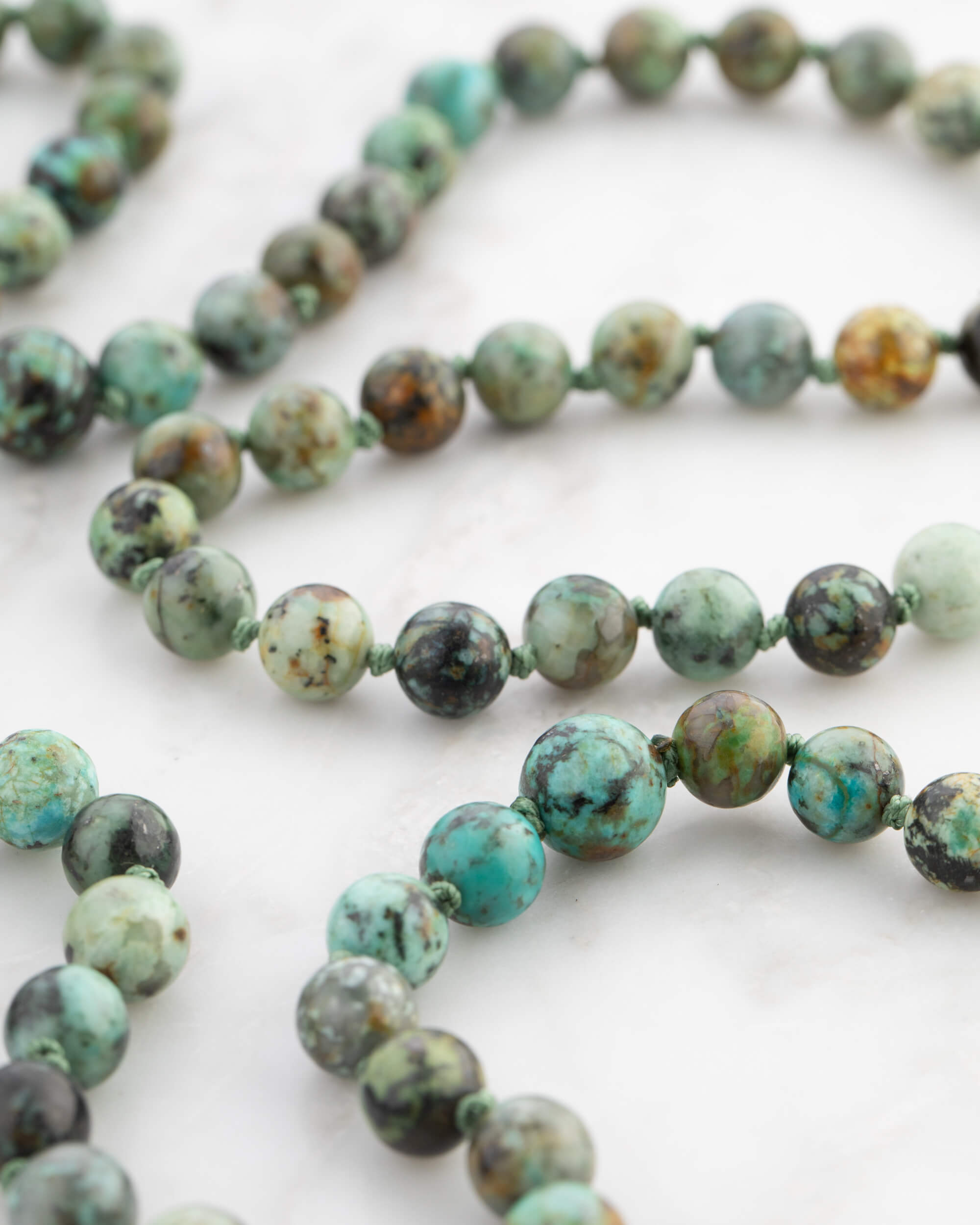 Codificador Doble Turquesa Africana 90 Cuentas - Voz Serena y Evolución (Agesta)