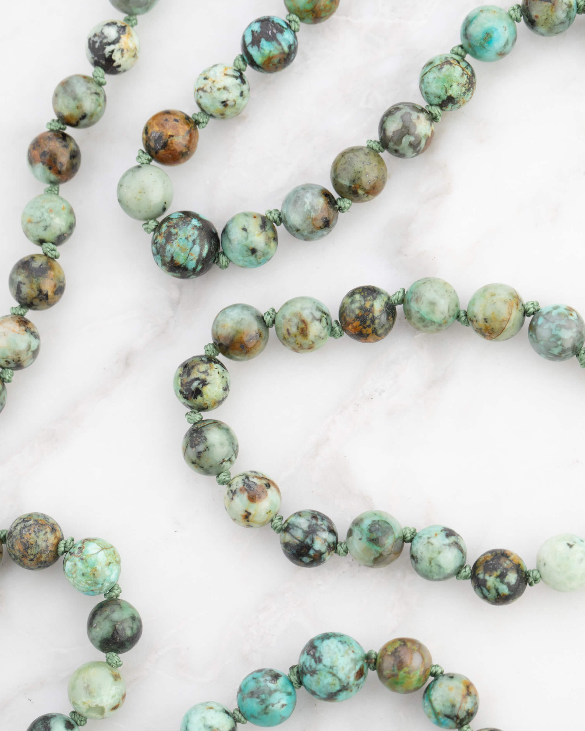 Codificador Doble Turquesa Africana 90 Cuentas - Voz Serena y Evolución (Agesta)