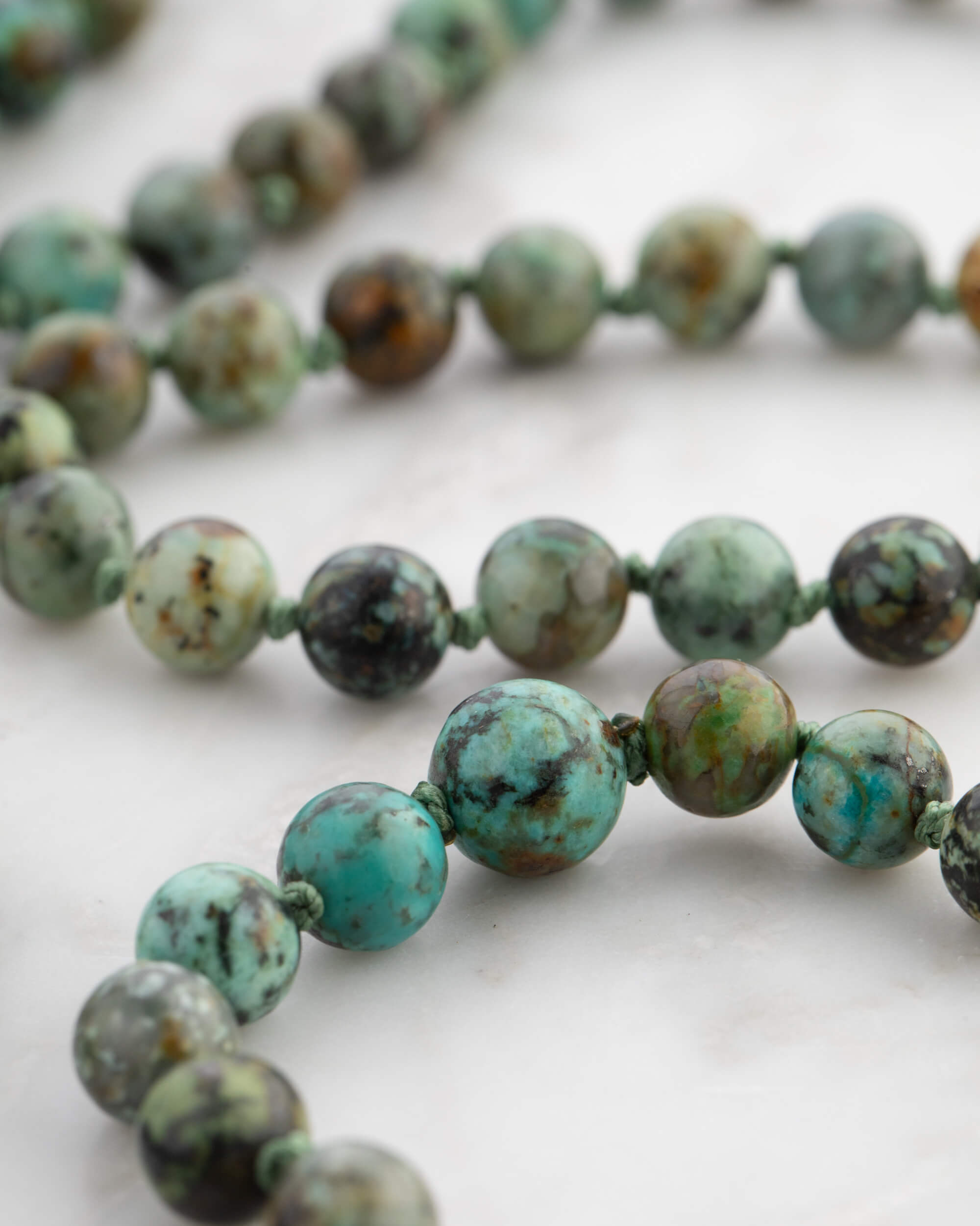 Codificador Doble Turquesa Africana 90 Cuentas - Voz Serena y Evolución (Agesta)