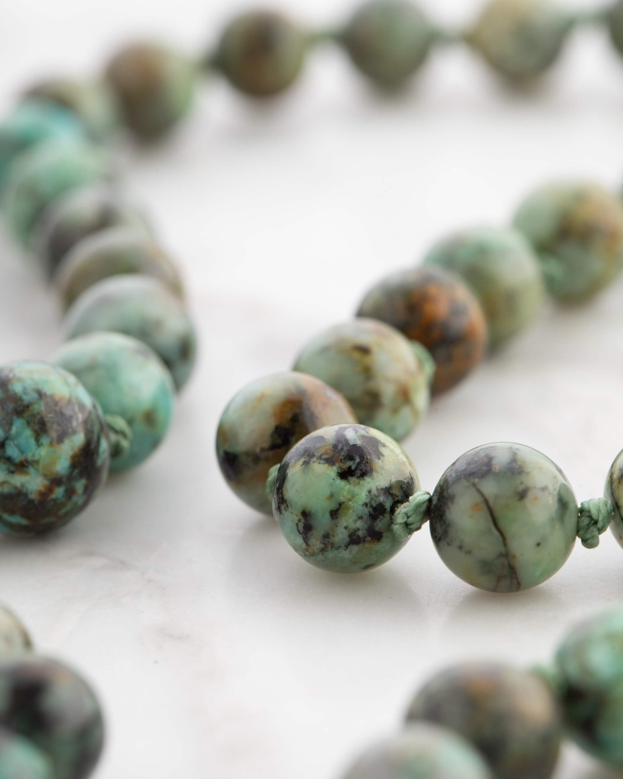 Codificador Doble Turquesa Africana 90 Cuentas - Voz Serena y Evolución (Agesta)