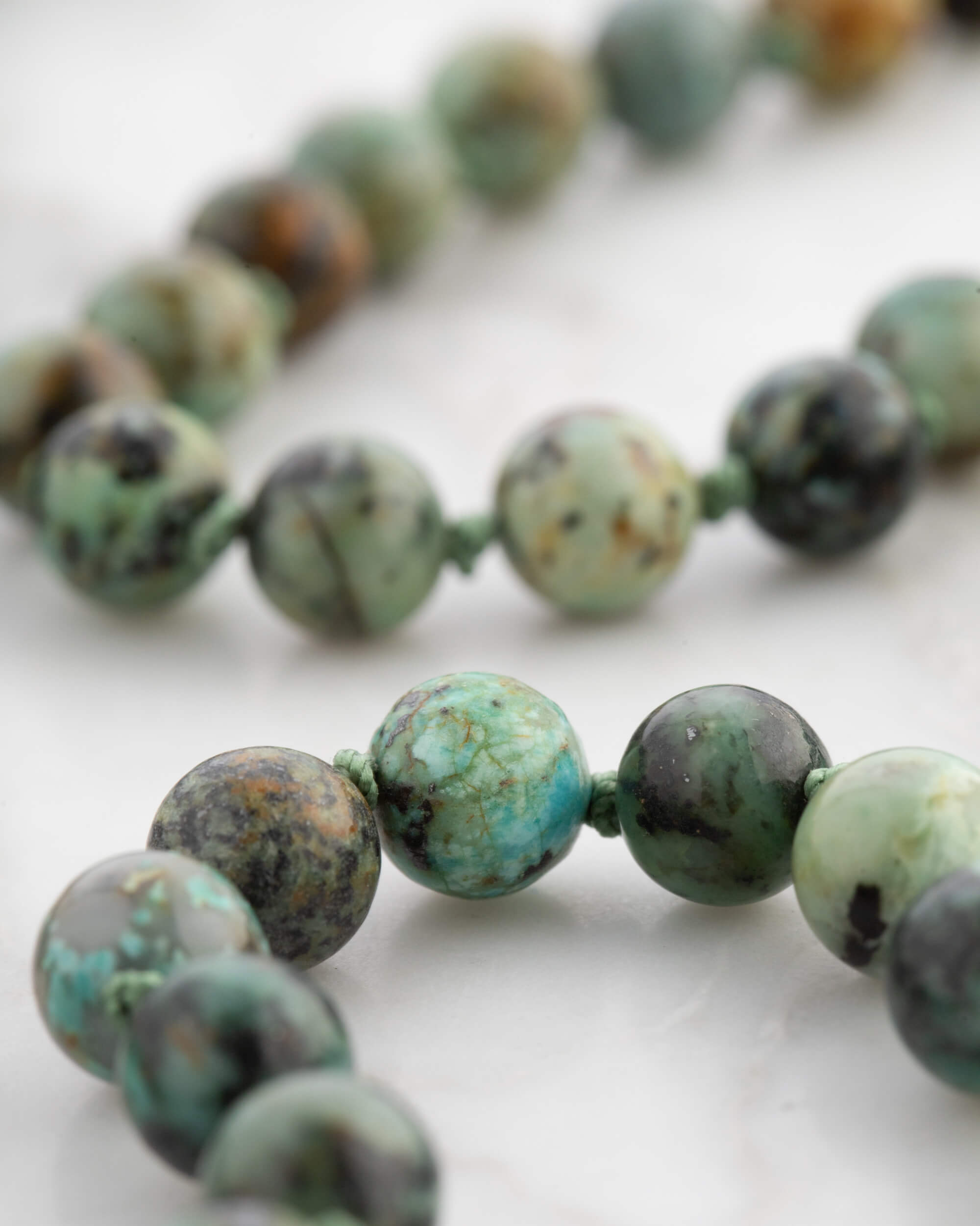 Codificador Doble Turquesa Africana 90 Cuentas - Voz Serena y Evolución (Agesta)