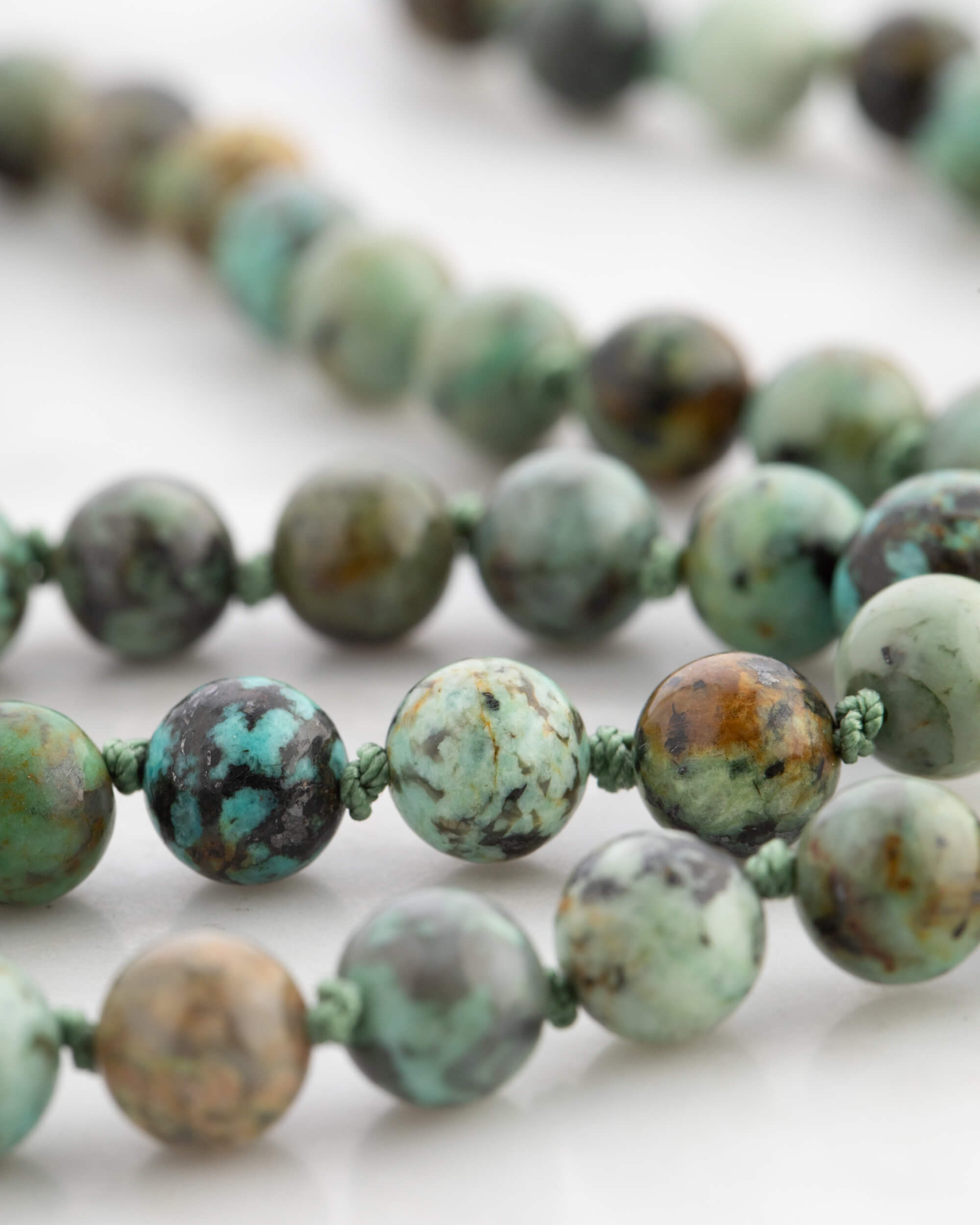 Codificador Doble Turquesa Africana 90 Cuentas - Voz Serena y Evolución (Agesta)