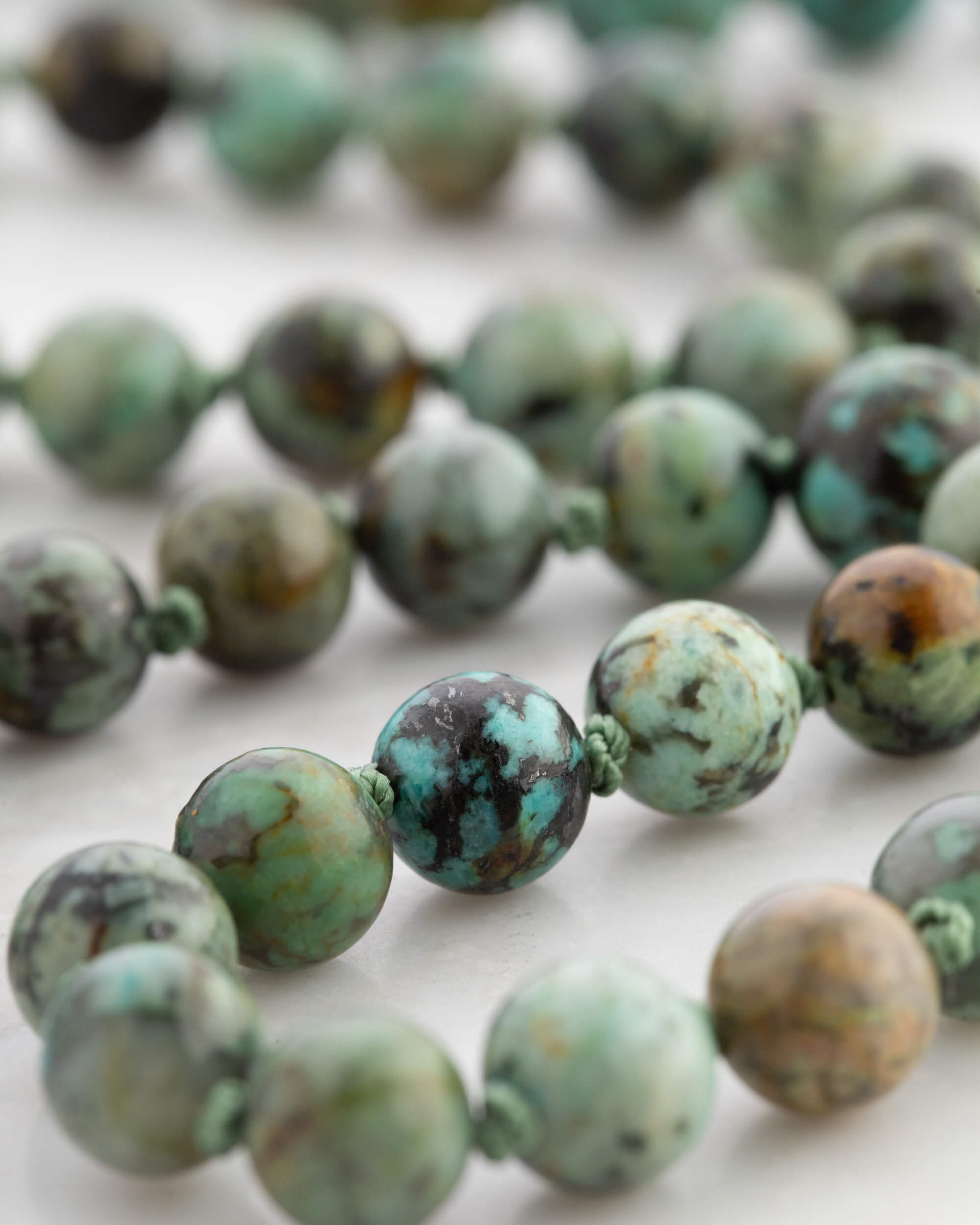 Codificador Doble Turquesa Africana 90 Cuentas - Voz Serena y Evolución (Agesta)