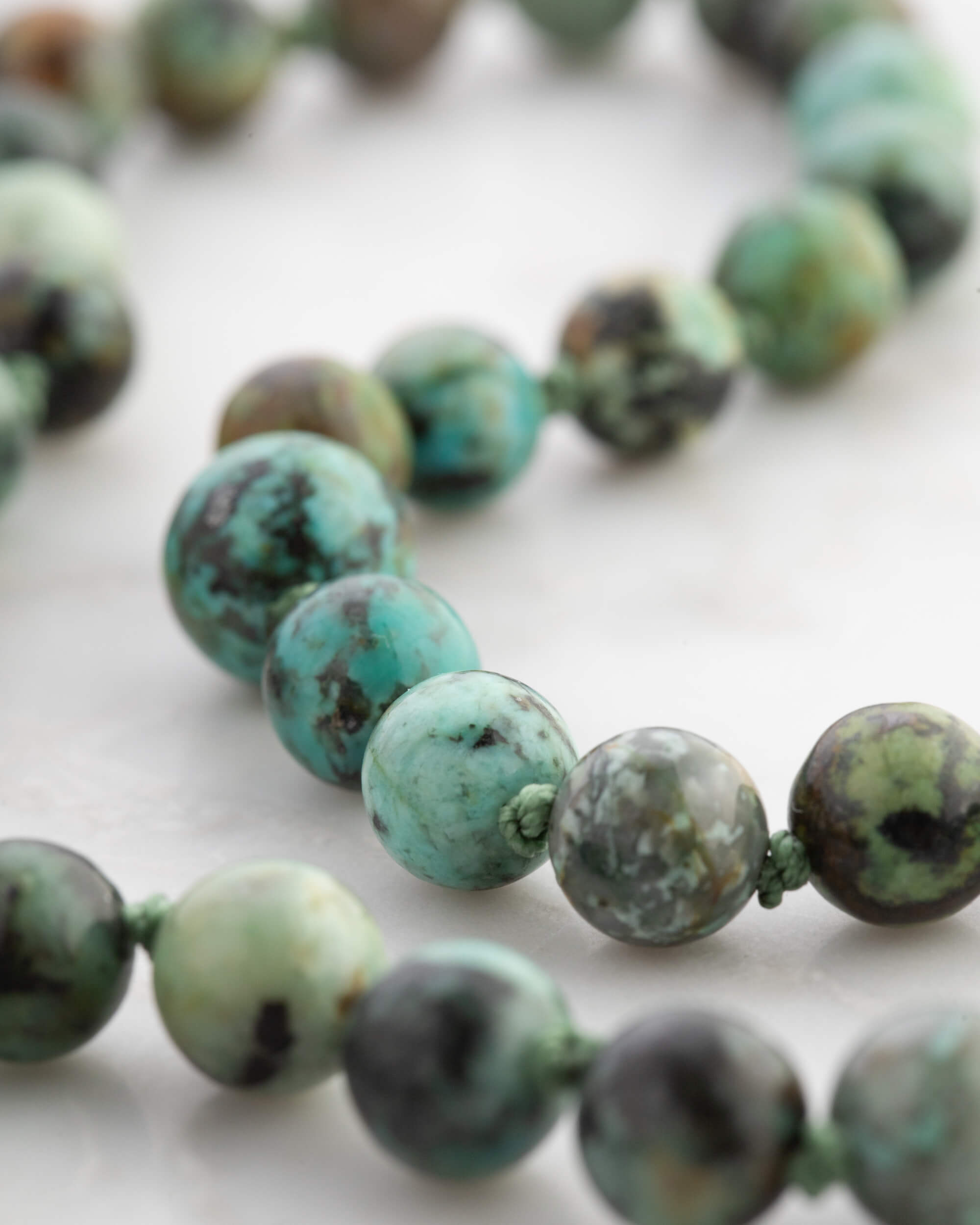 Codificador Doble Turquesa Africana 90 Cuentas - Voz Serena y Evolución (Agesta)