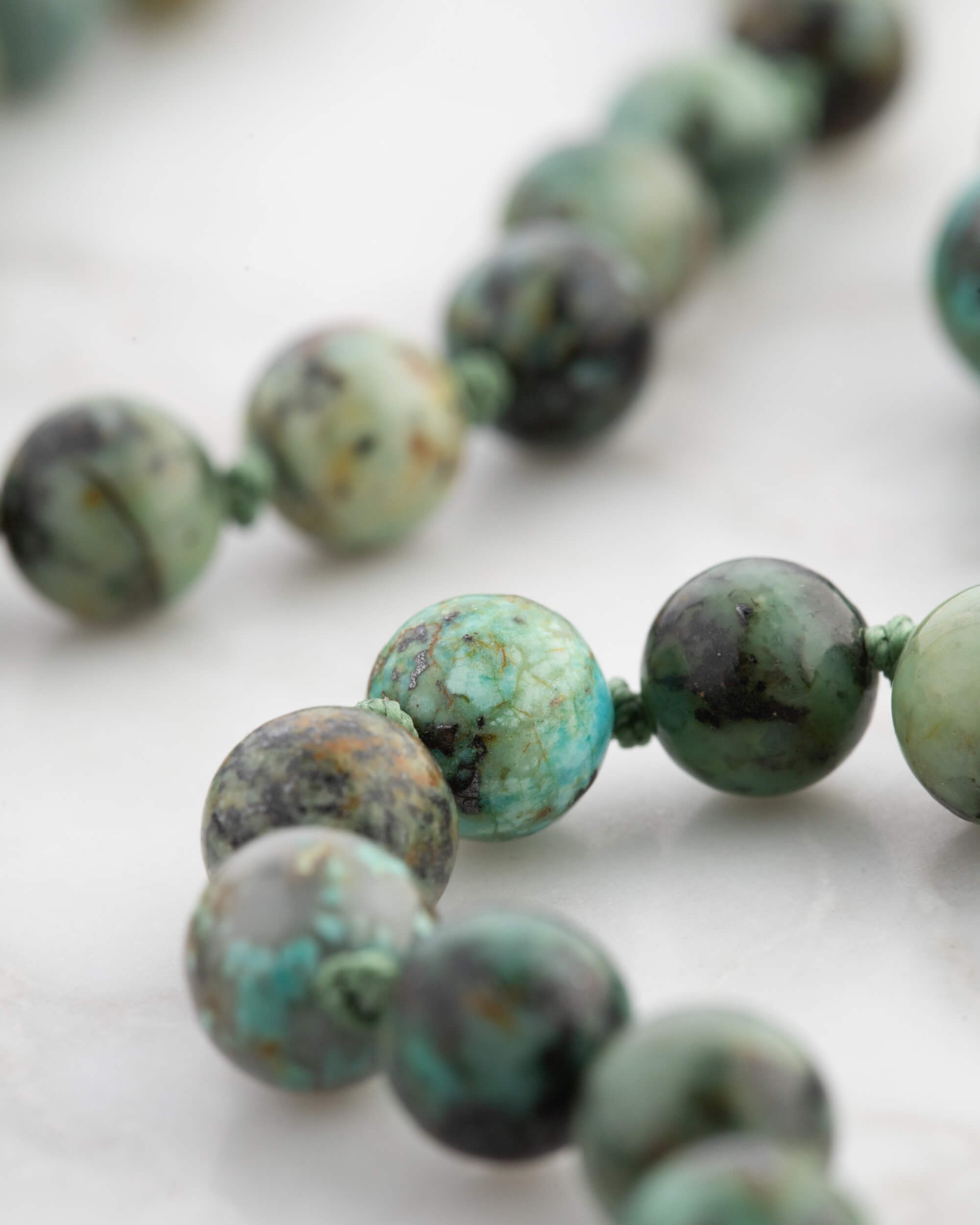 Codificador Doble Turquesa Africana 90 Cuentas - Voz Serena y Evolución (Agesta)